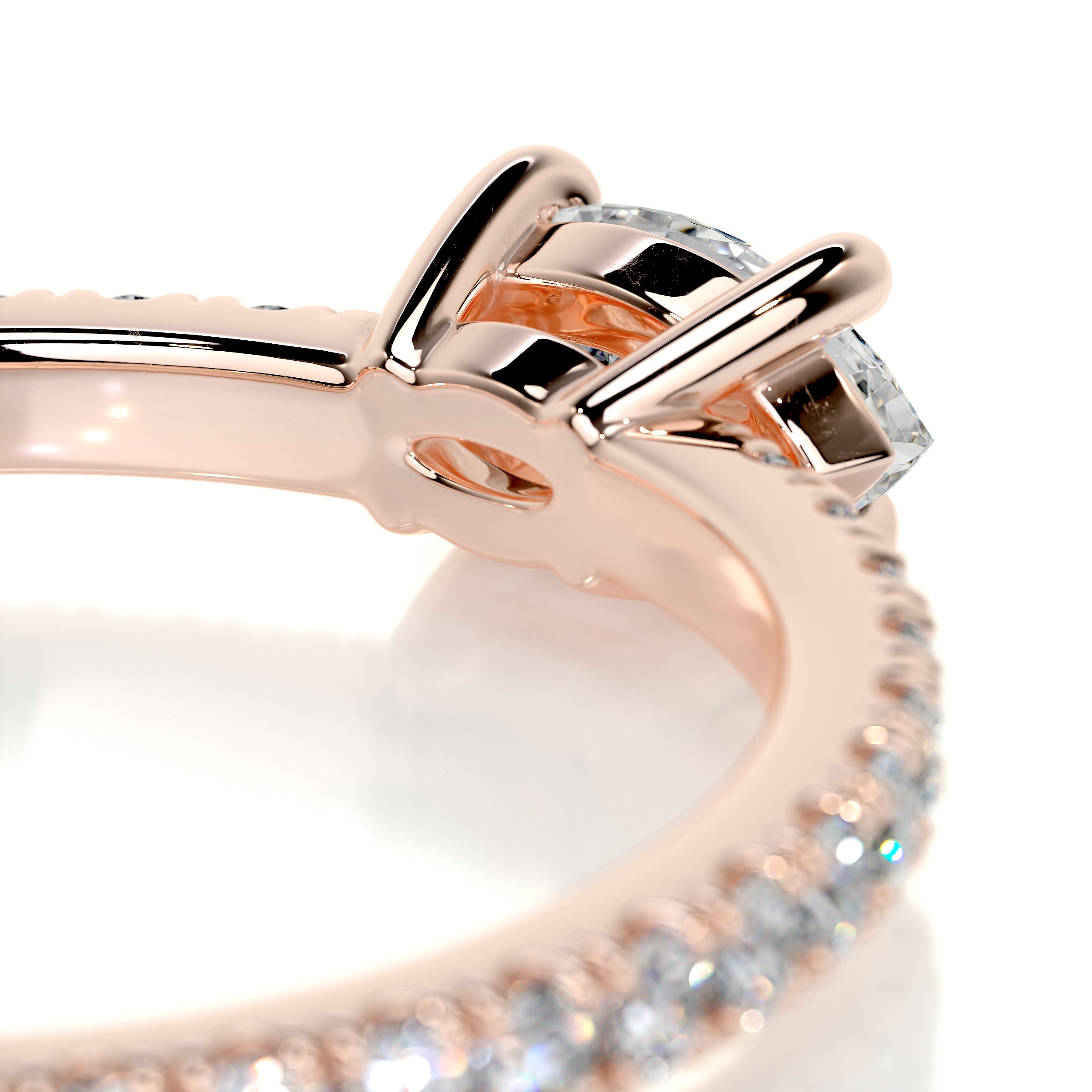 Chloe Marquise Stacking Ring (0.60 Carat) -14K Rose Gold、mySite、hinf8tx79
