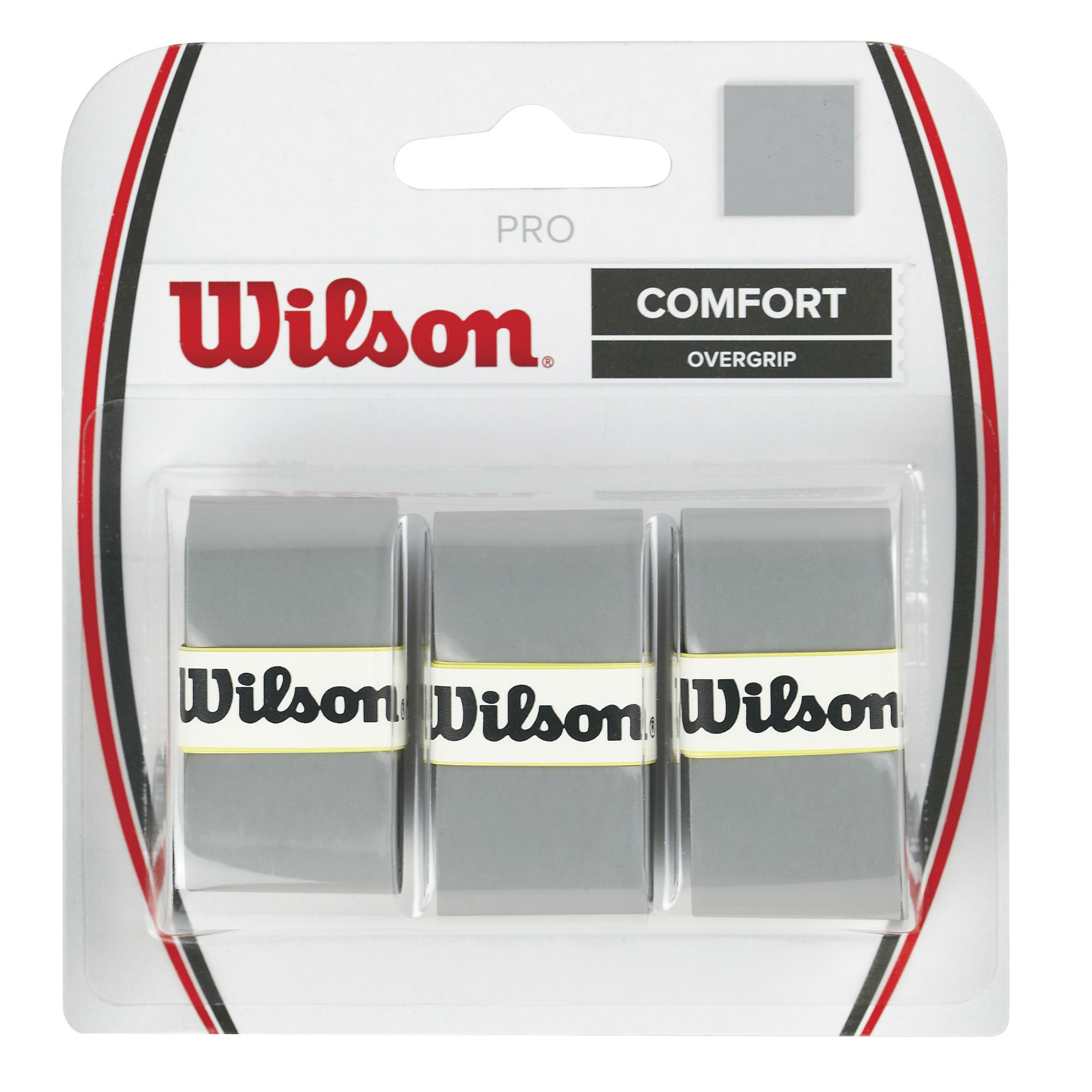 Wilson Pro Overgrip 3 Pack (Silver)