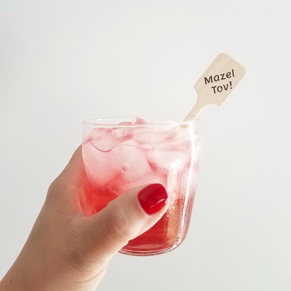 Mazel Tov Beverage Stirrers Set of 20、mySite、topwebapps