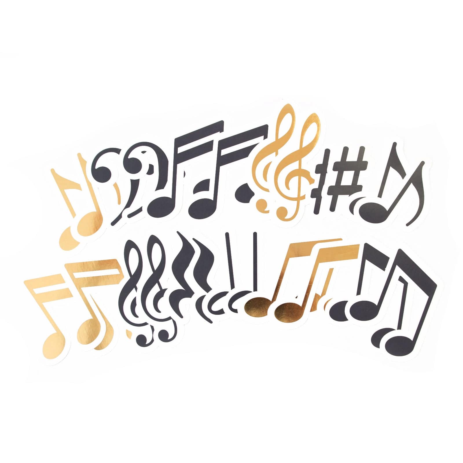  Scrapbook Stickers - Music Notes Die Cut Sticker Pack、mySite、ghnorth