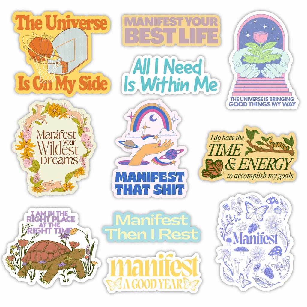  Manifest Sticker 11 Pack、mySite、ghnorth