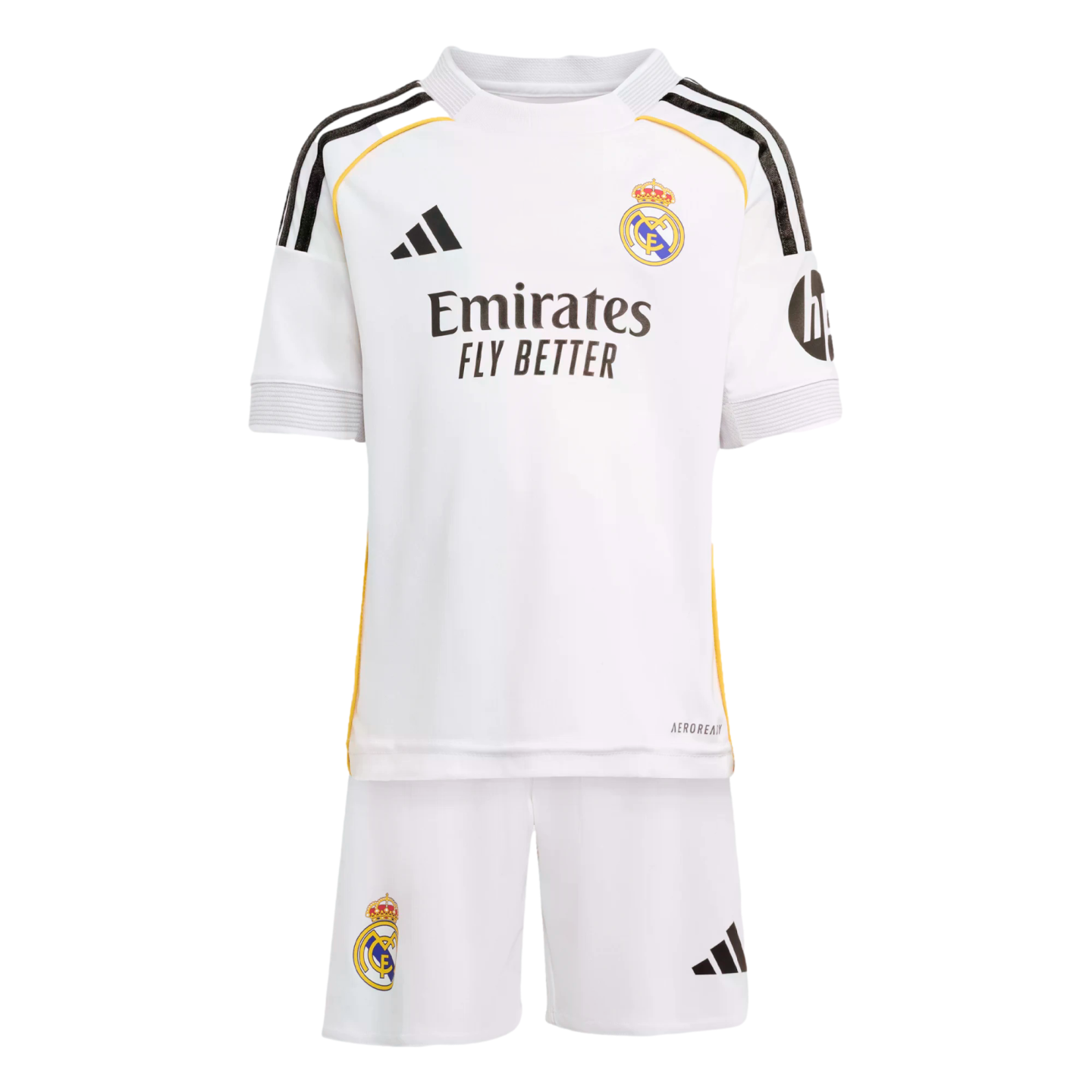 Adidas Real Madrid 25/26 Toddler Home Mini Kit、mySite、noshort