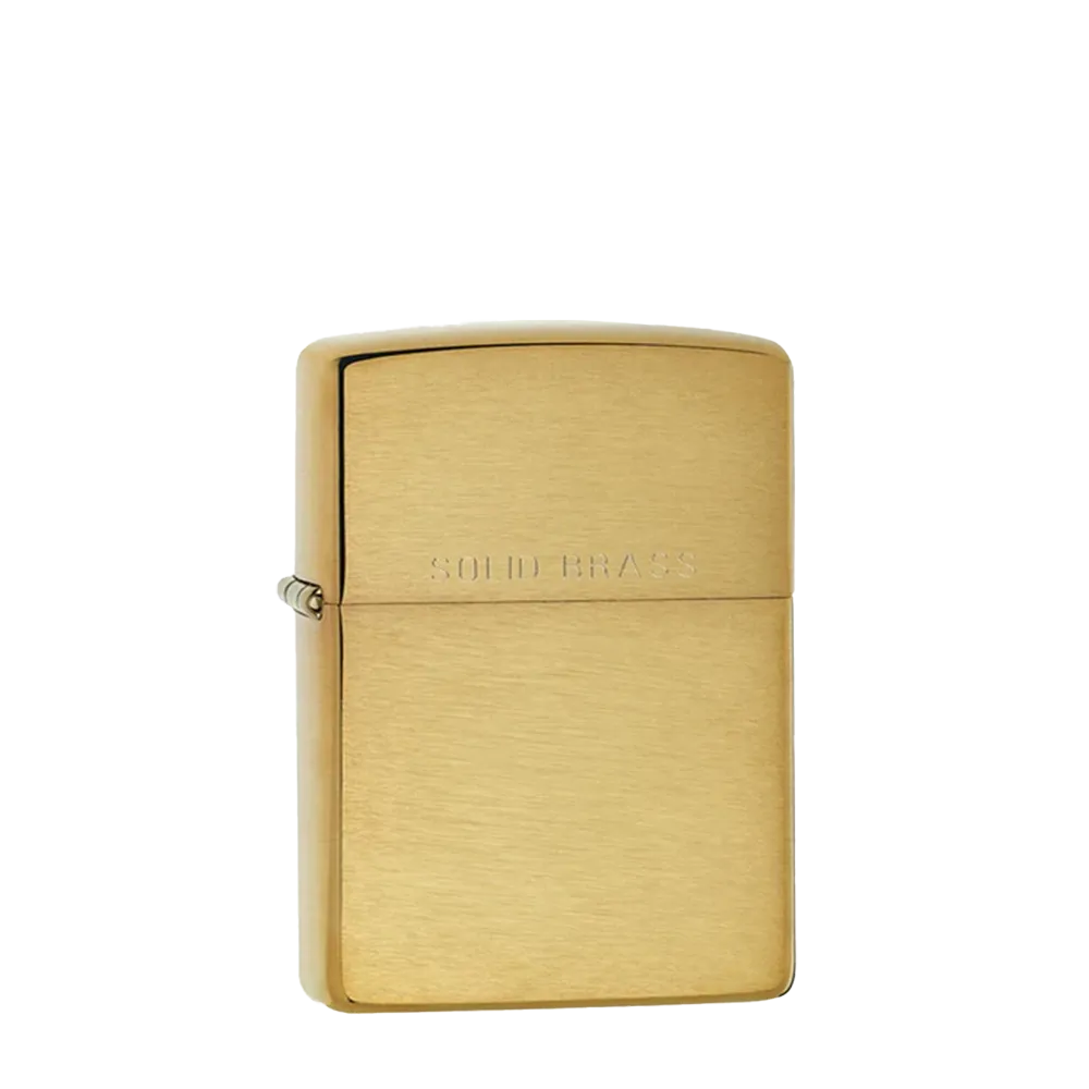 Zippo Classic Brushed Brass、mySite、noshort