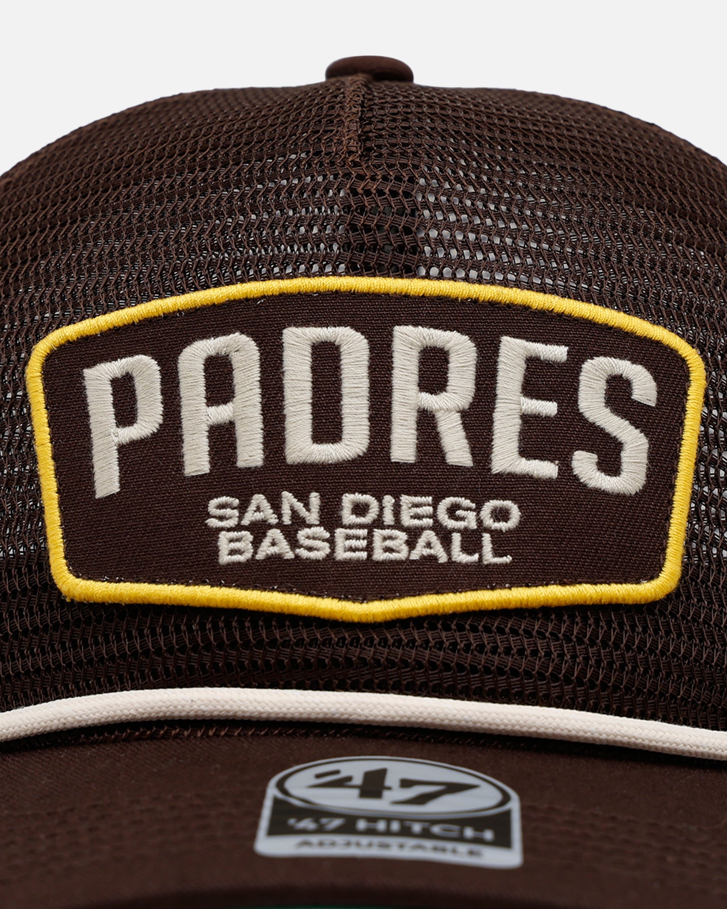 47 Brand San Diego Padres 'Mesh' Hitch Trucker Snapback Brown、mySite、zt4zffjzw