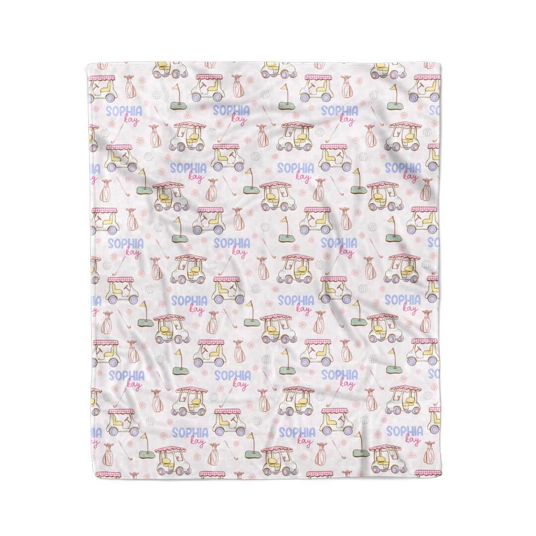 Country Club Cuties Personalized Kids Blanket | Pink、mySite、layawaytickets