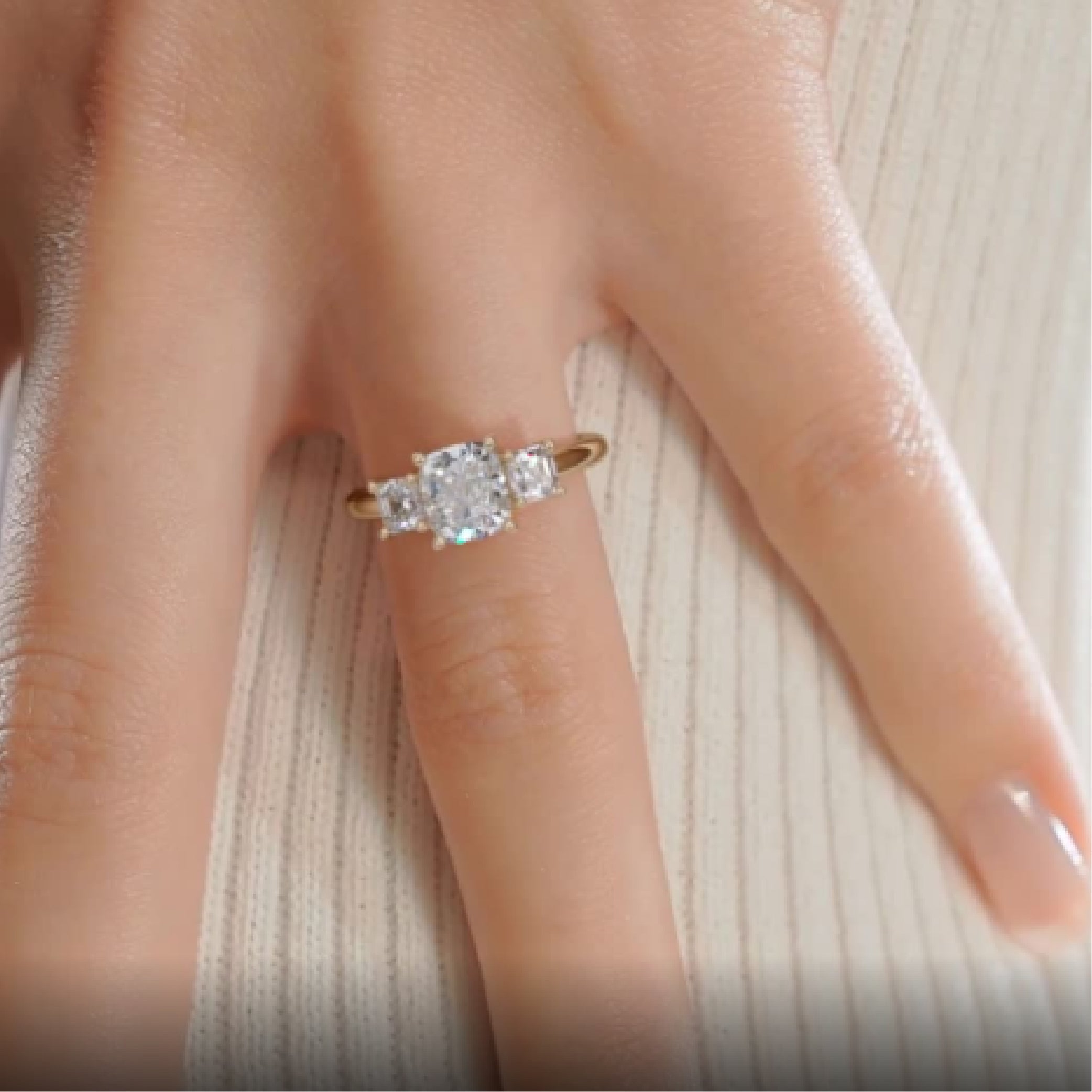 Amanda Diamond Engagement Ring -18K Yellow Gold、mySite、hinf8tx79