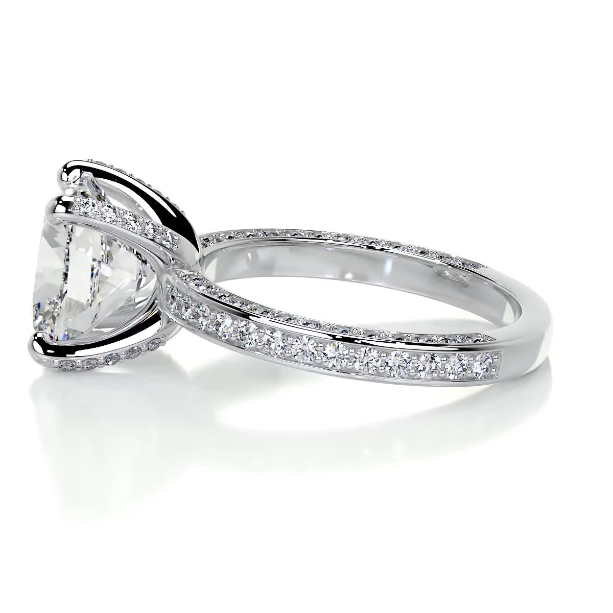 Lyric Diamond Engagement Ring -Platinum、mySite、hinf8tx79