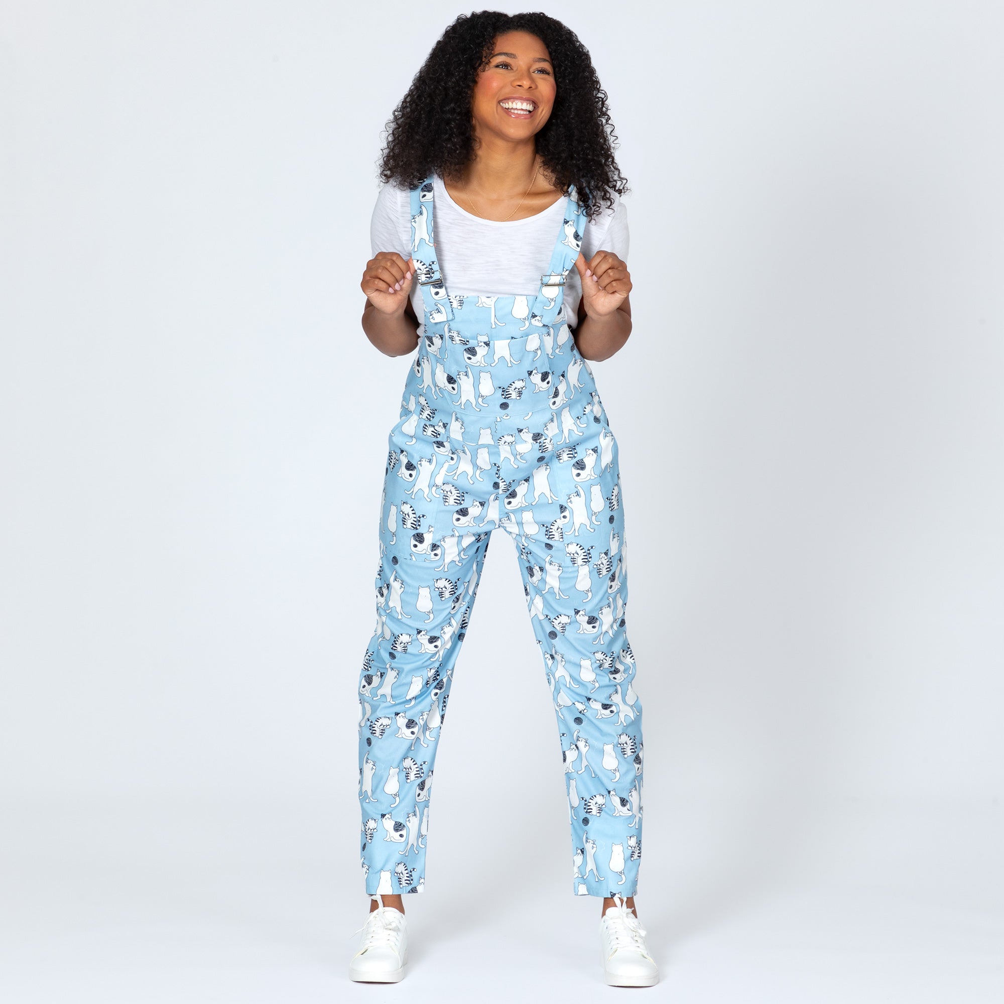 Fun Loving Cat Overalls、mySite、camillekostekn