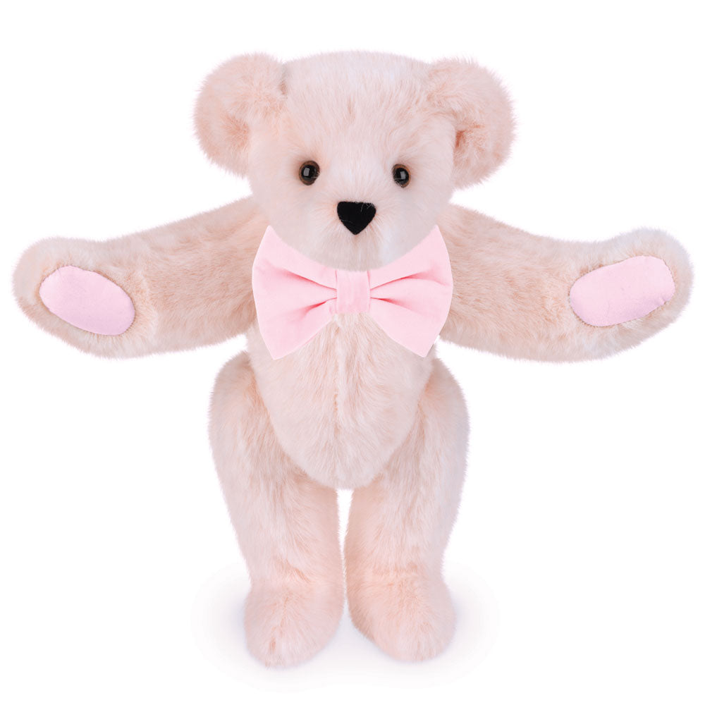 15 In. Classic Bow Tie Bear with Pink Bow、mySite、g9winljtr