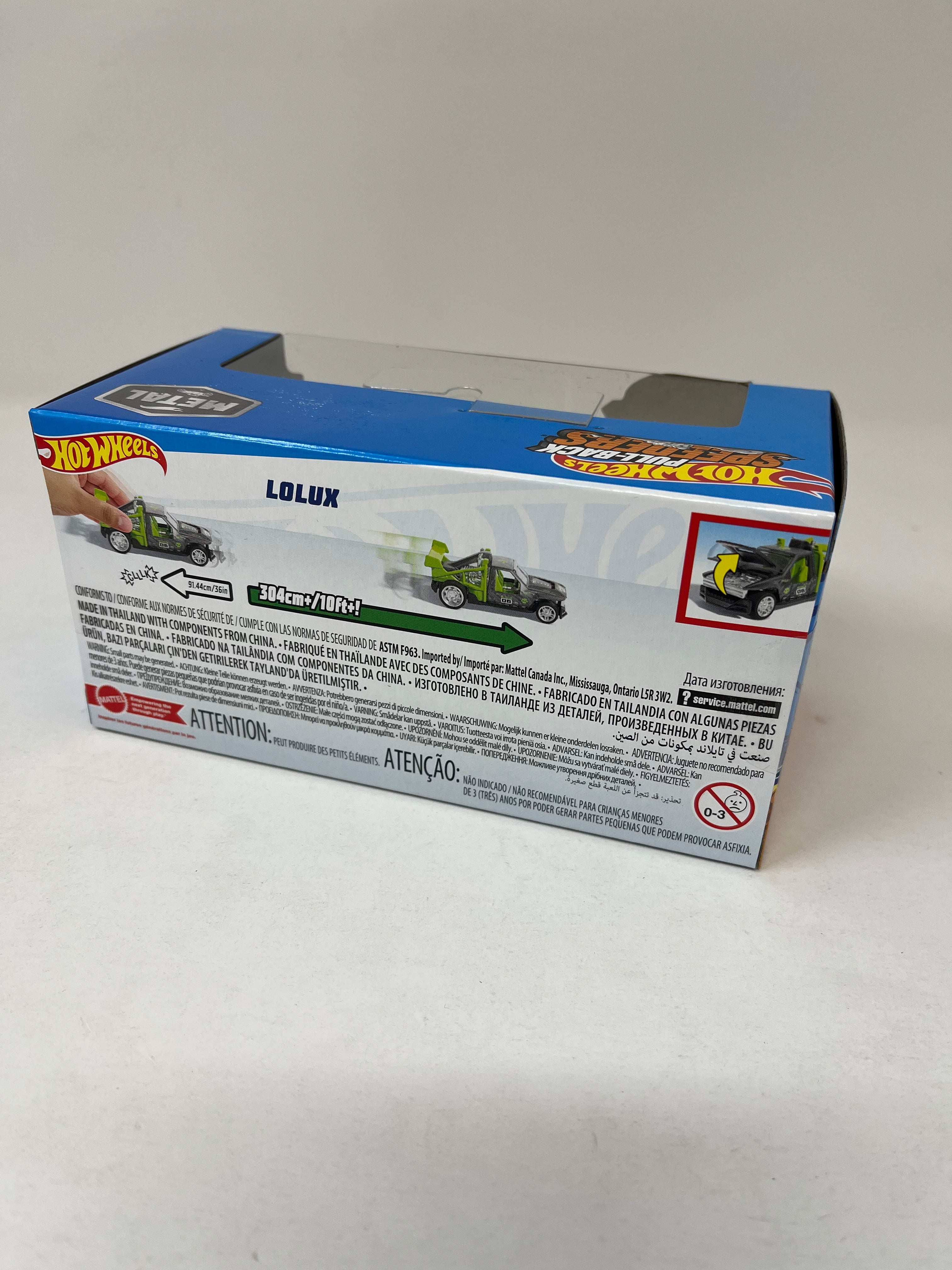 Lolux * Green/Black * 2024 Hot Wheels Pull-Back Speeders 1:43 scale、mySite、hgirdovlk