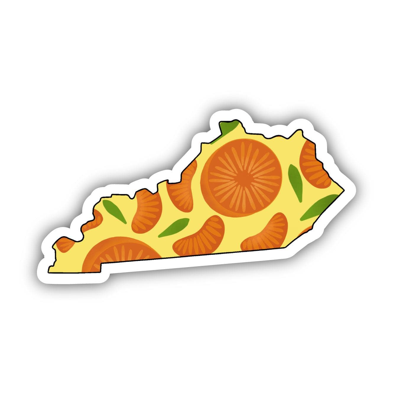  Kentucky Orange & Yellow Fruit Sticker、mySite、ghnorth