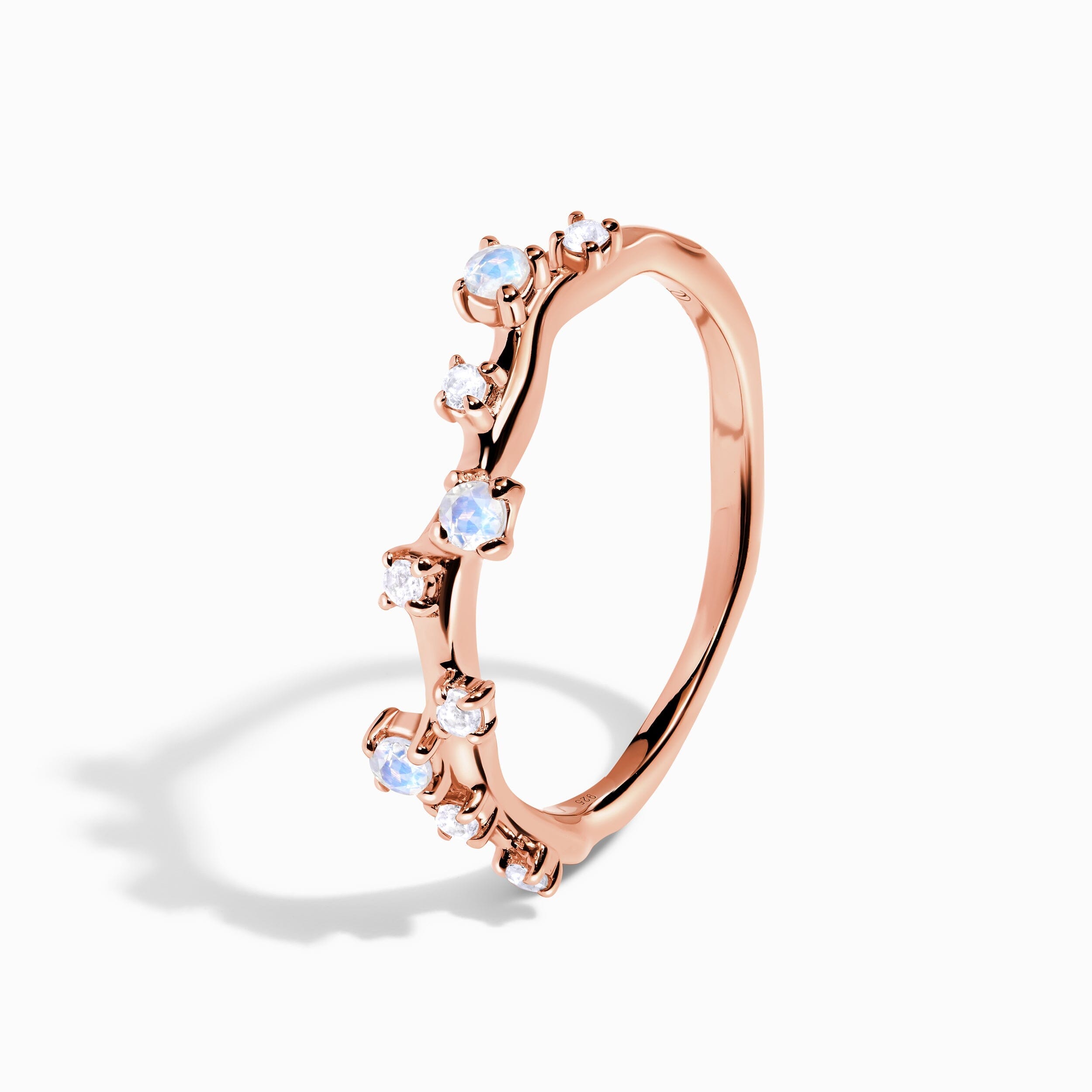 Moonstone Enfolded Ring & Stardust Band、mySite、hinf8tx79