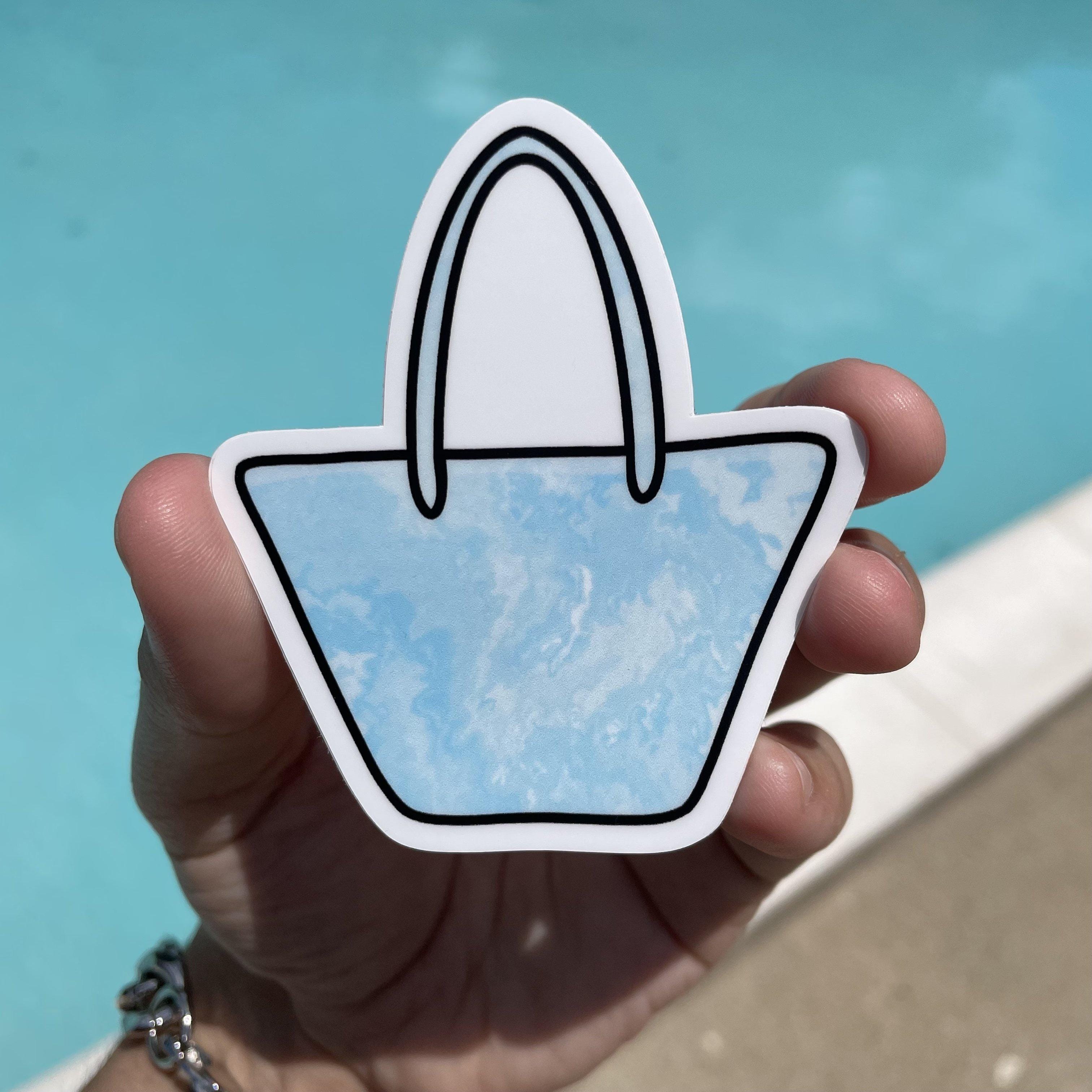  Blue Tie Dye Purse Aesthetic Sticker、mySite、elrpsem3k