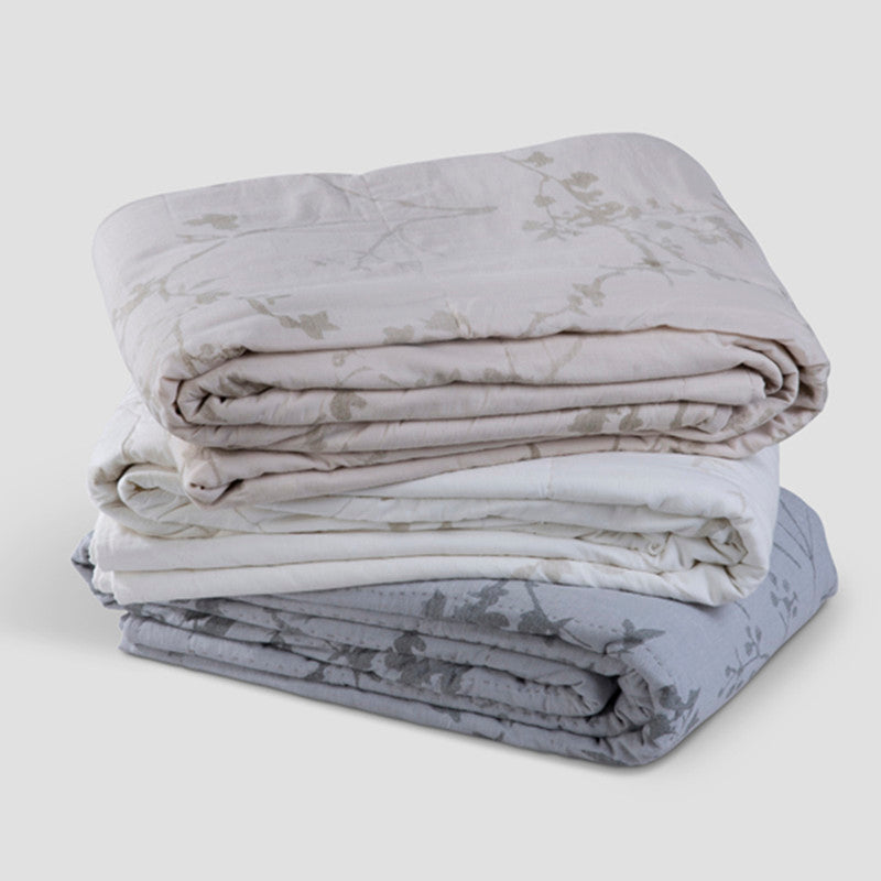 Cotton Twilight Bliss Dohar | Beige | 240 x 260 cm、mySite、camillekostekn