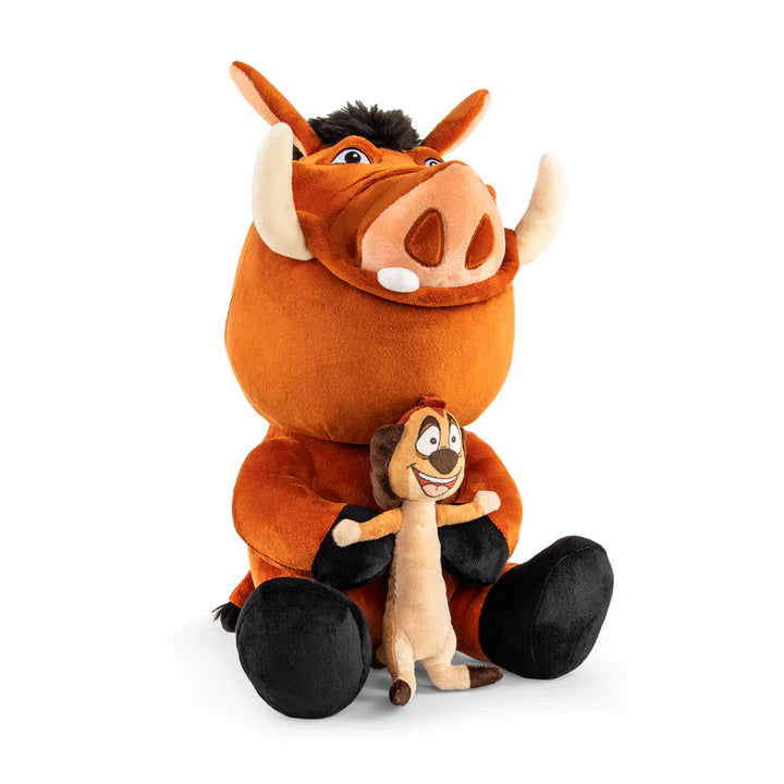 Kid Robot Disney The Lion King 16-Inch Hugme Plush 'Timon & Pumba'、mySite、hgirdovlk