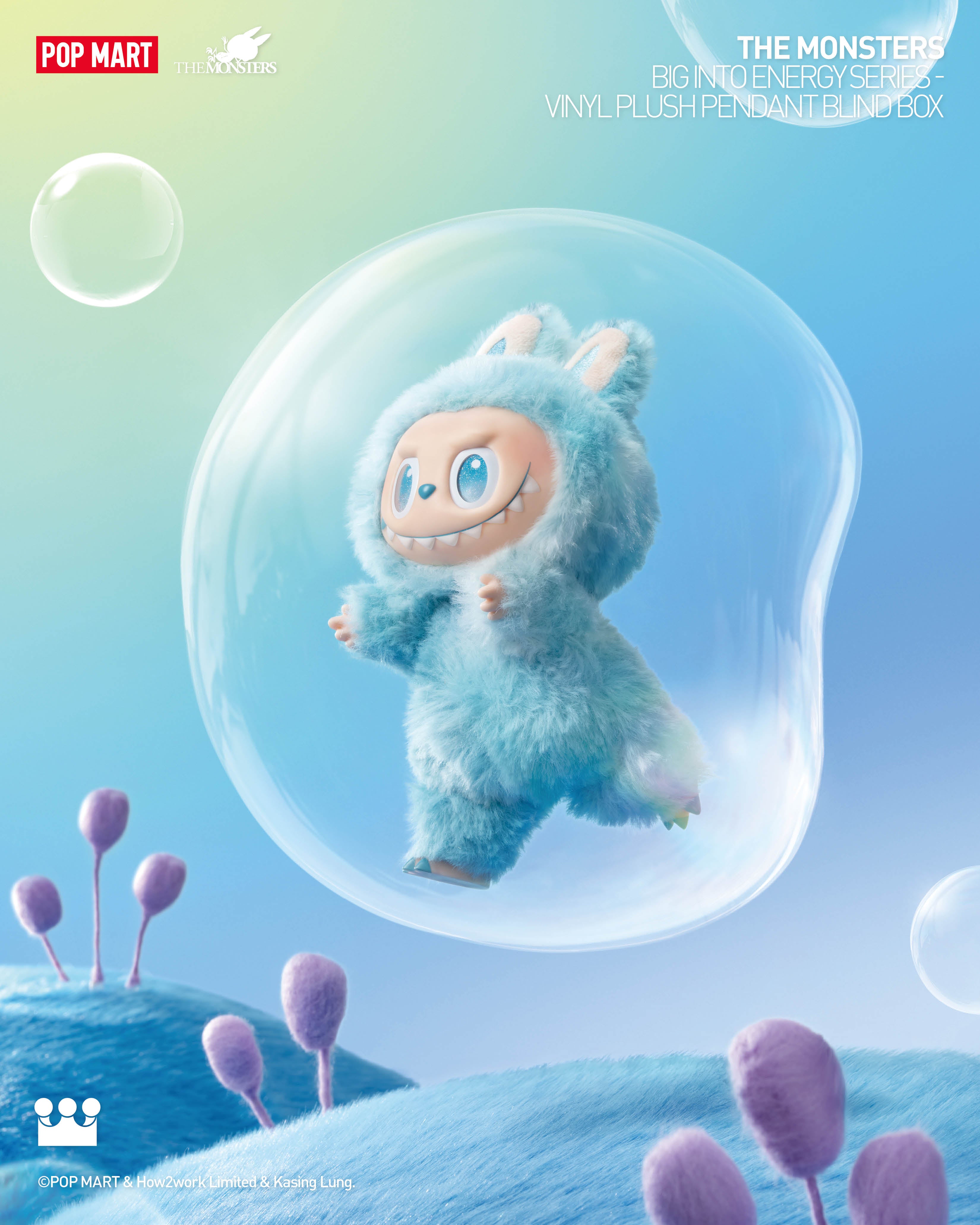  POP MART THE MONSTERS Big into Energy Series-Vinyl Plush Pendant Blind Box、mySite、greenlandpopulation