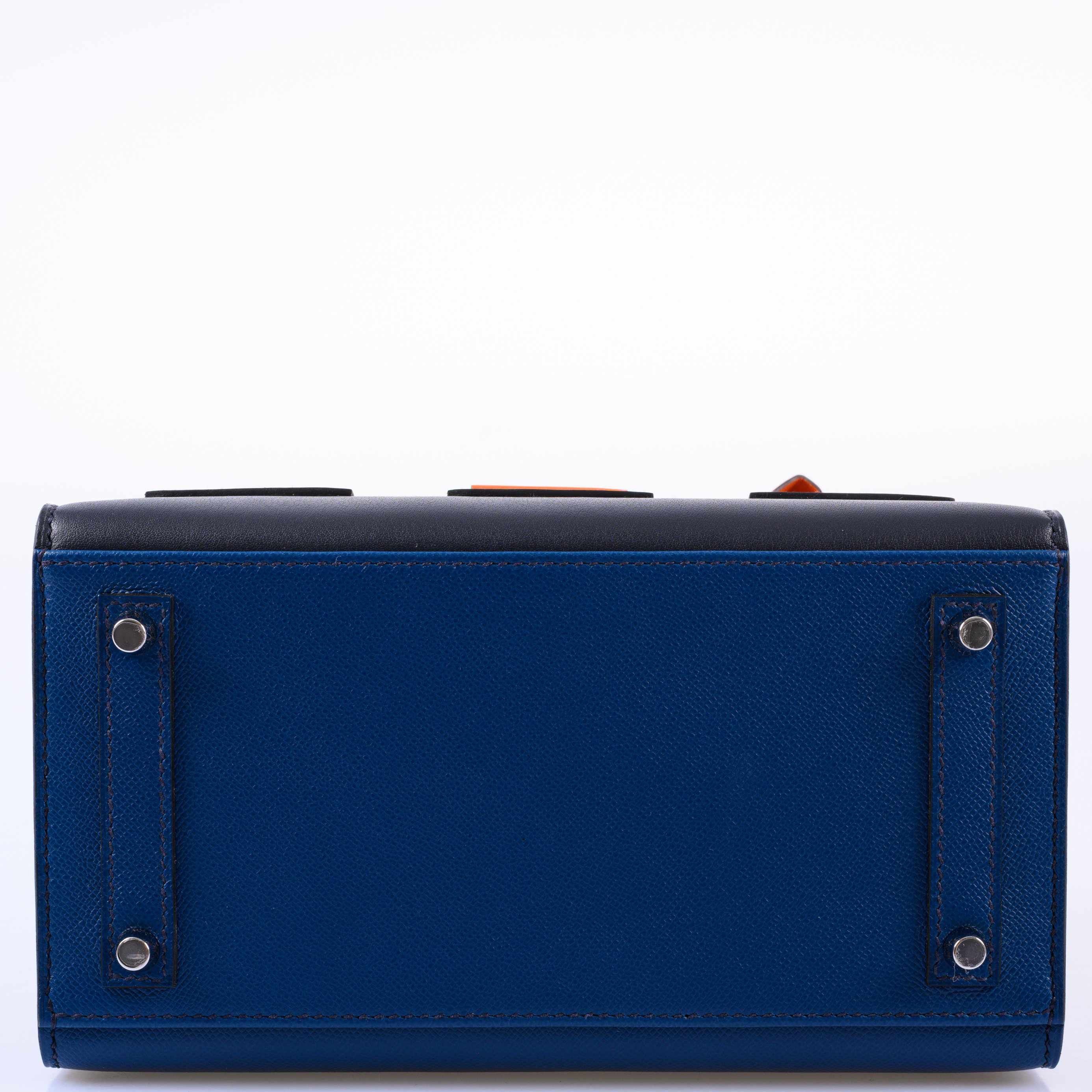 Hermès Birkin 20 Sellier Faubourg Blue Madame, Crocodile, Epsom, Sombrero & Swift Palladium Hardware、mySite、garminoutage.com