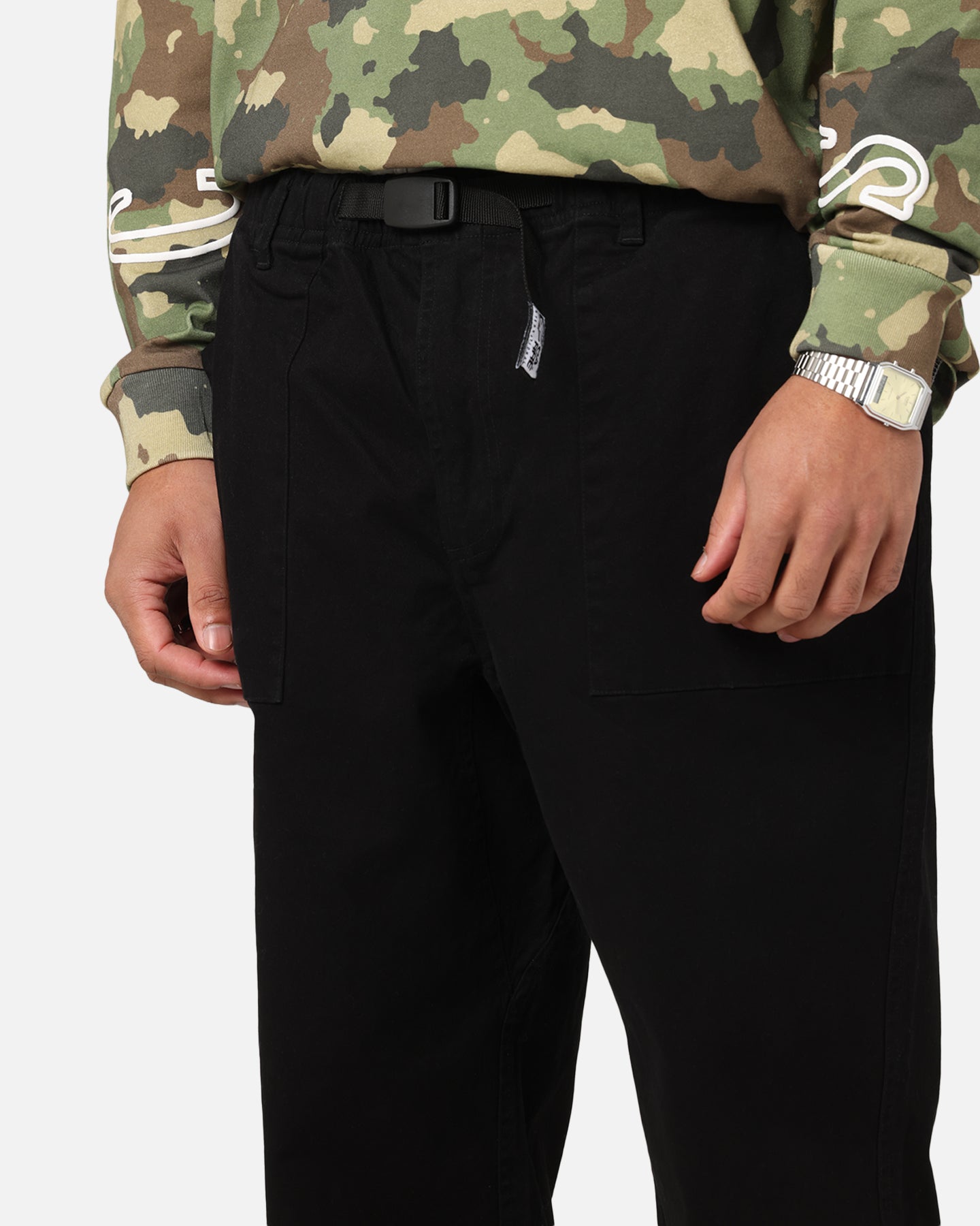 Carre International Tapered Pant Black、mySite、zt4zffjzw