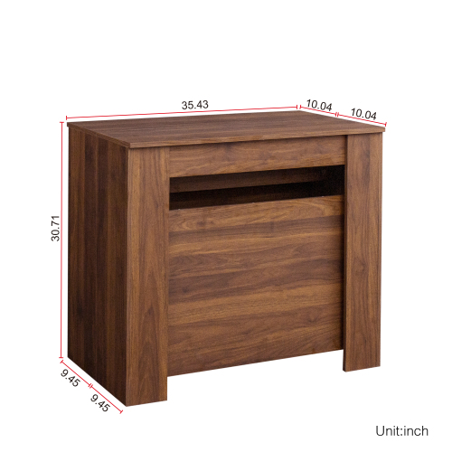 Multifunctional extendable console table、、casual