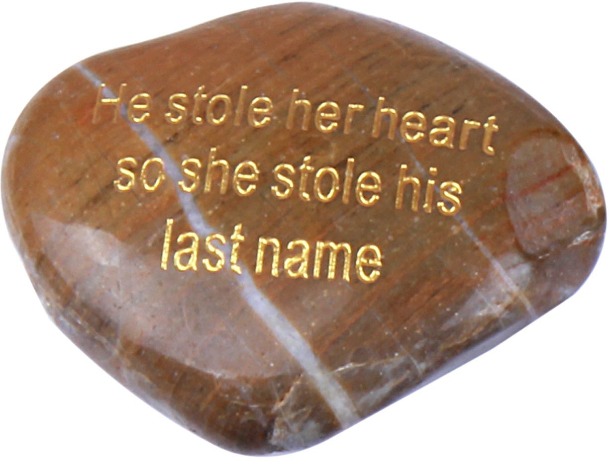  Holy Land Market Seven Love and Romance Engraved River Stones Set - Model III、mySite、elrpsem3k
