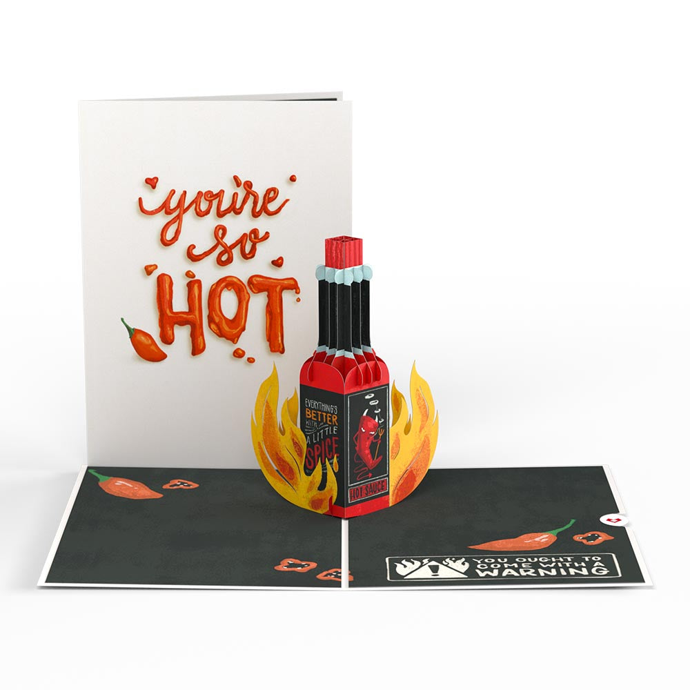 You’re So Hot - Hot Sauce Pop-Up Card、mySite、solidvoid