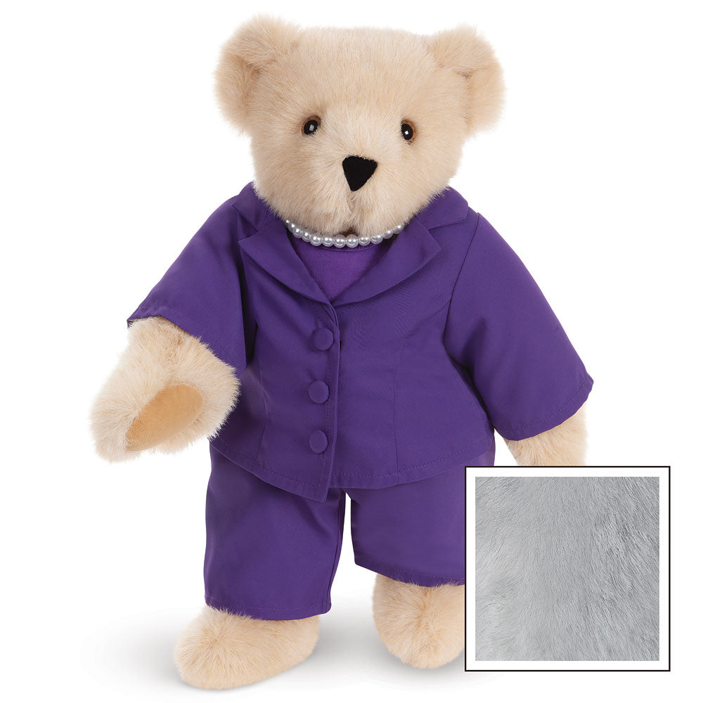15 In. Business Bear, Purple Suit、mySite、g9winljtr