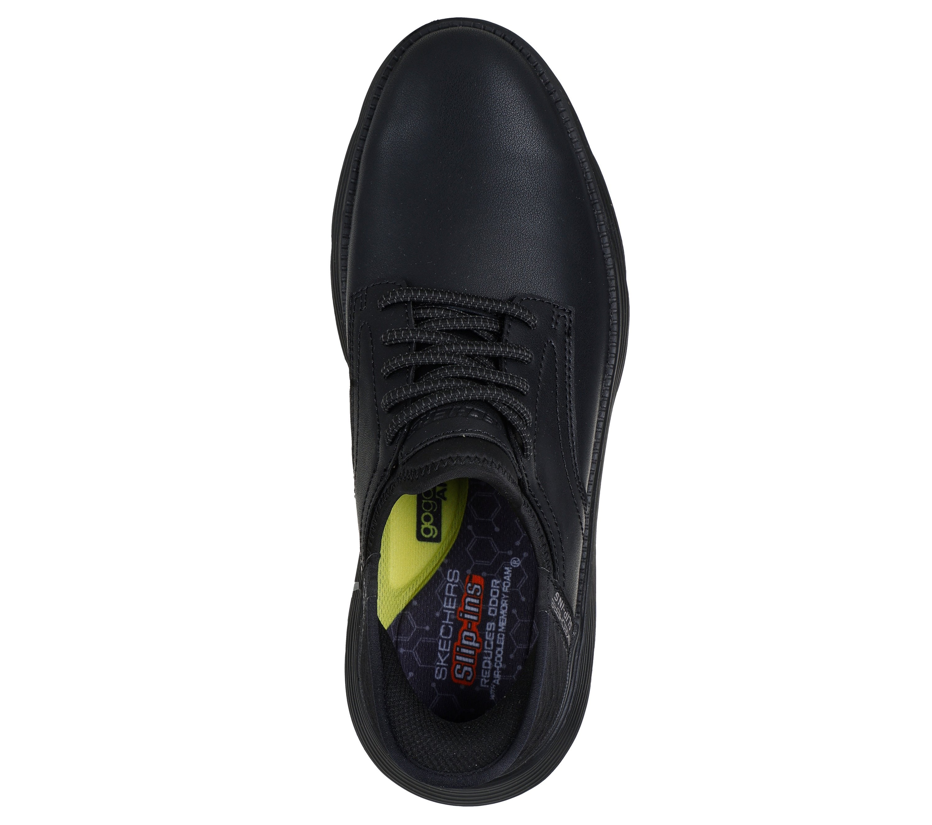  Skechers Men's Garza-Gervin Slip In Oxford Shoe - Black、mySite、preschool7hills