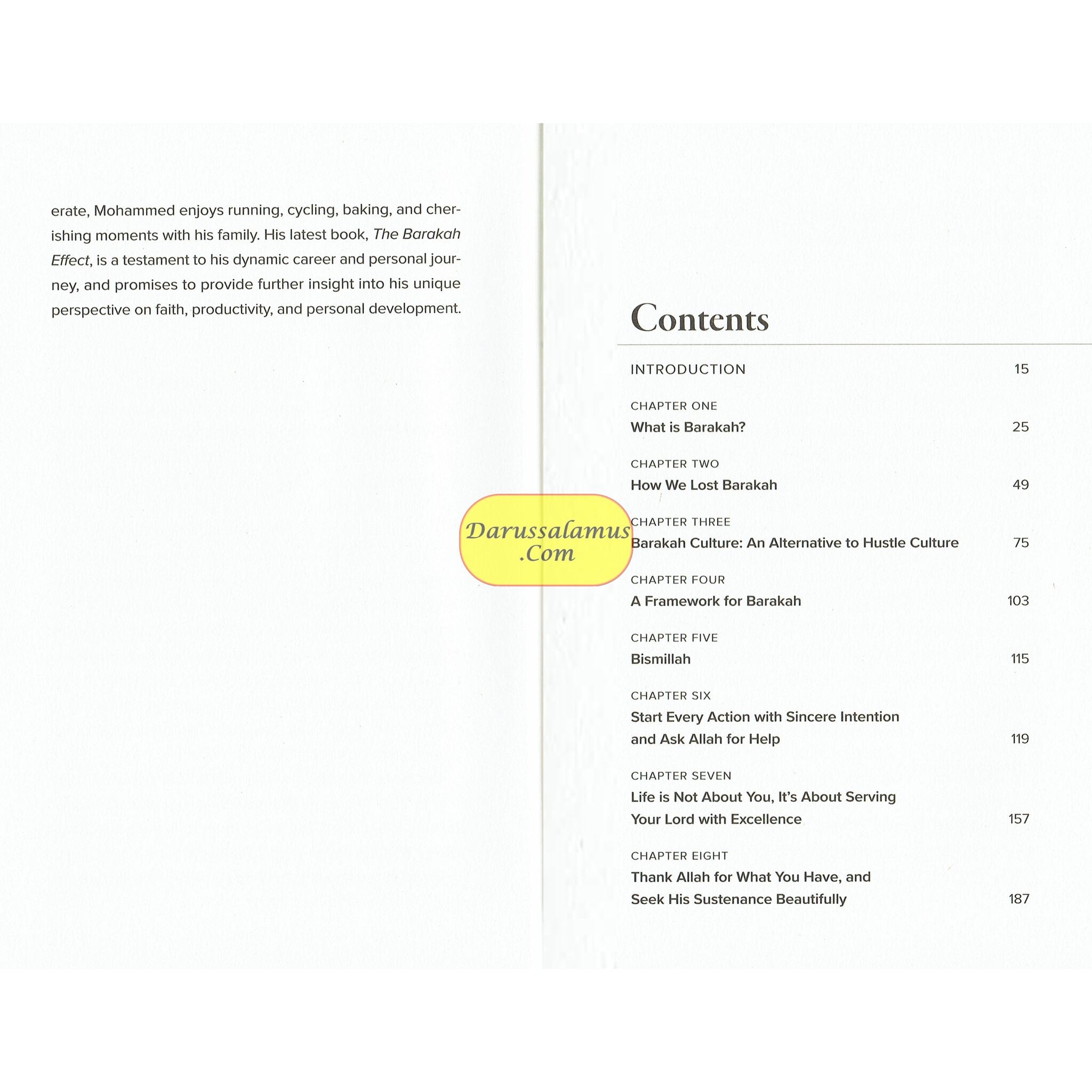 The Barakah Effect: More with Less Hardcover、mySite、topwebapps