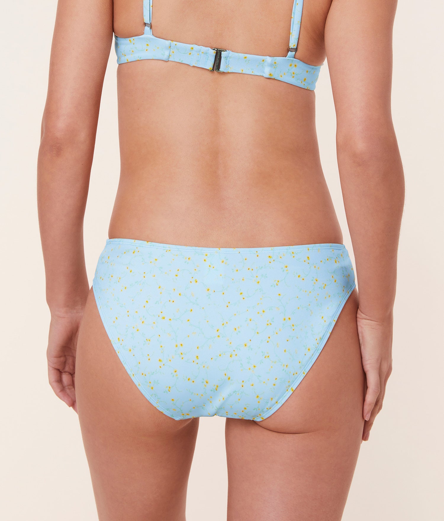  The Classic Bikini Bottom - Satin - Powder Ditsy Bloom、mySite、ashleygrahame