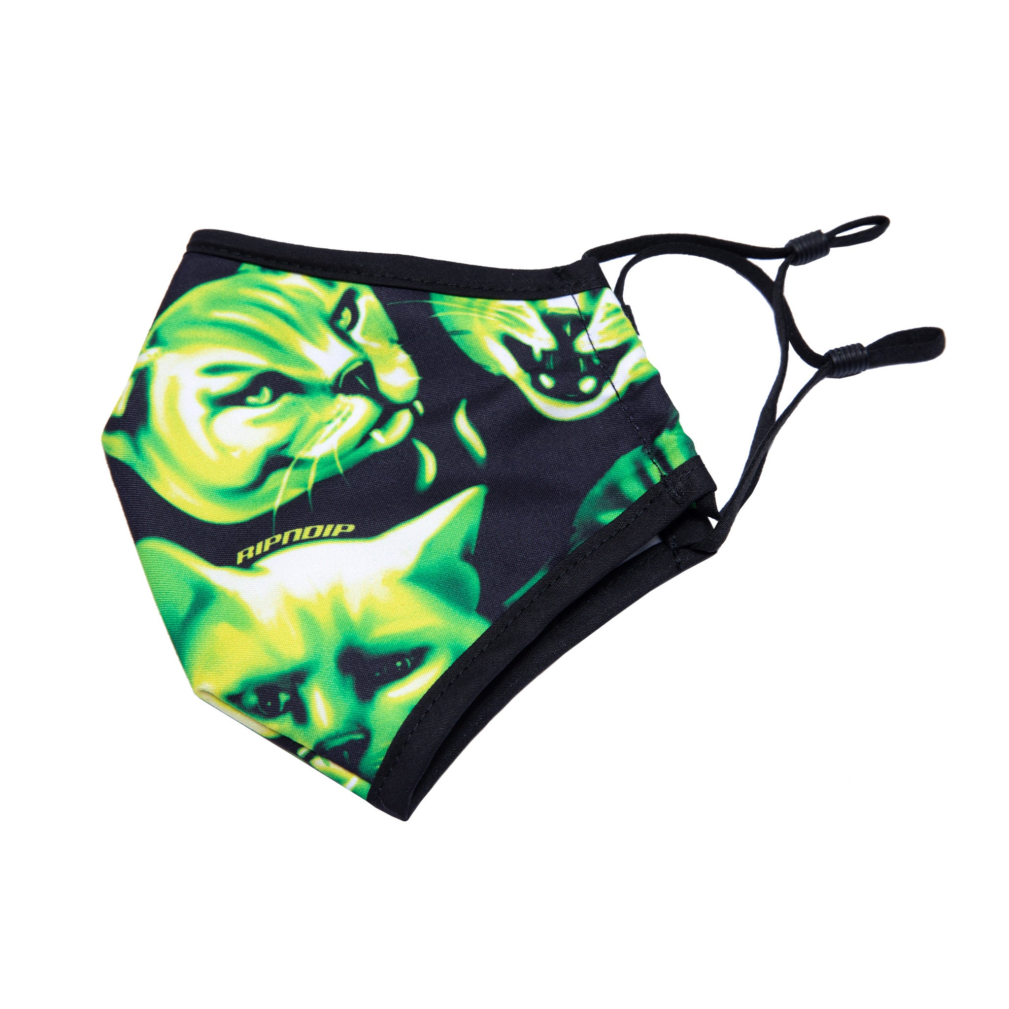  Neon Cat Face Mask (Black)、mySite、merchandisen