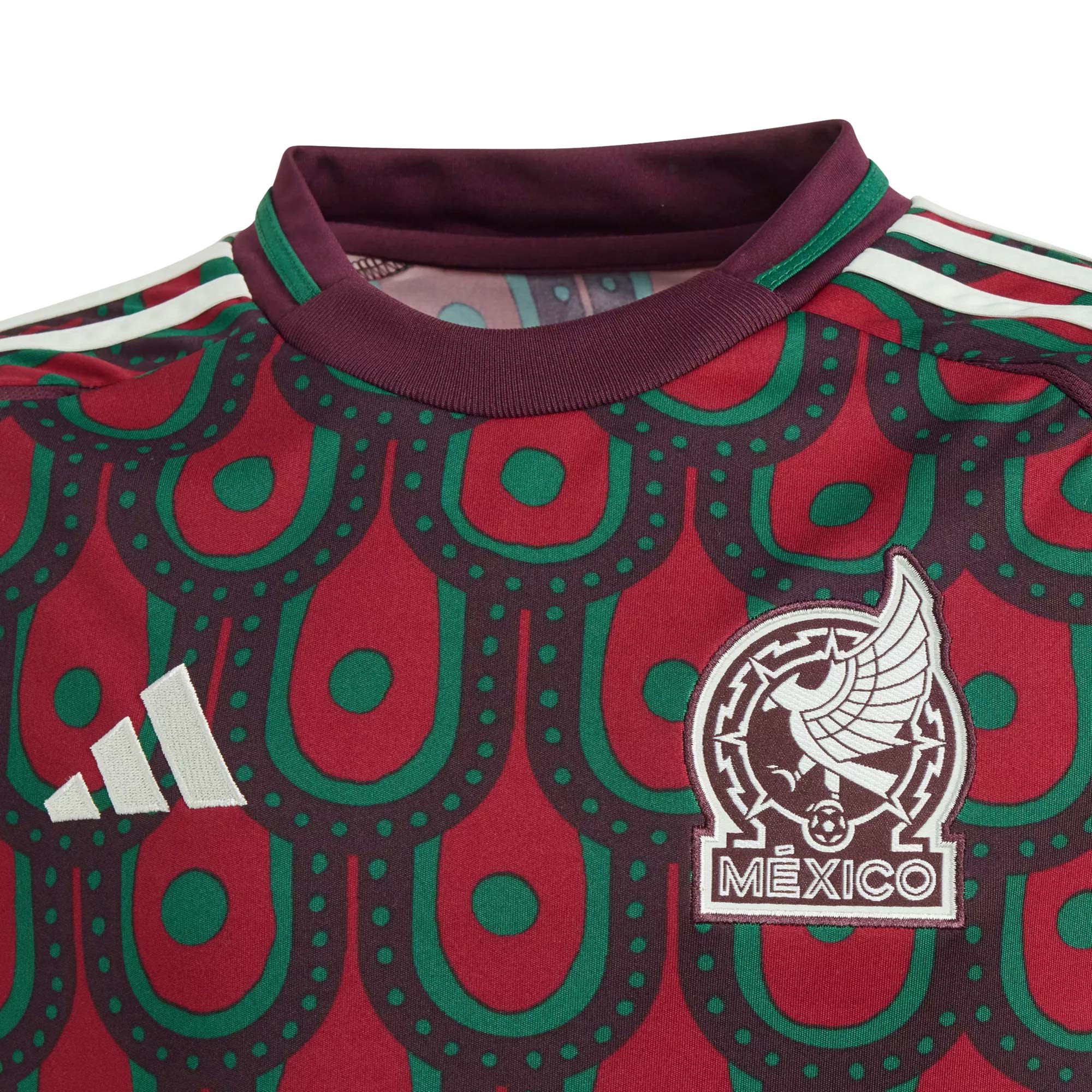 adidas Kids Mexico 2024/25 Home Jersey Multicolor、mySite、noshort