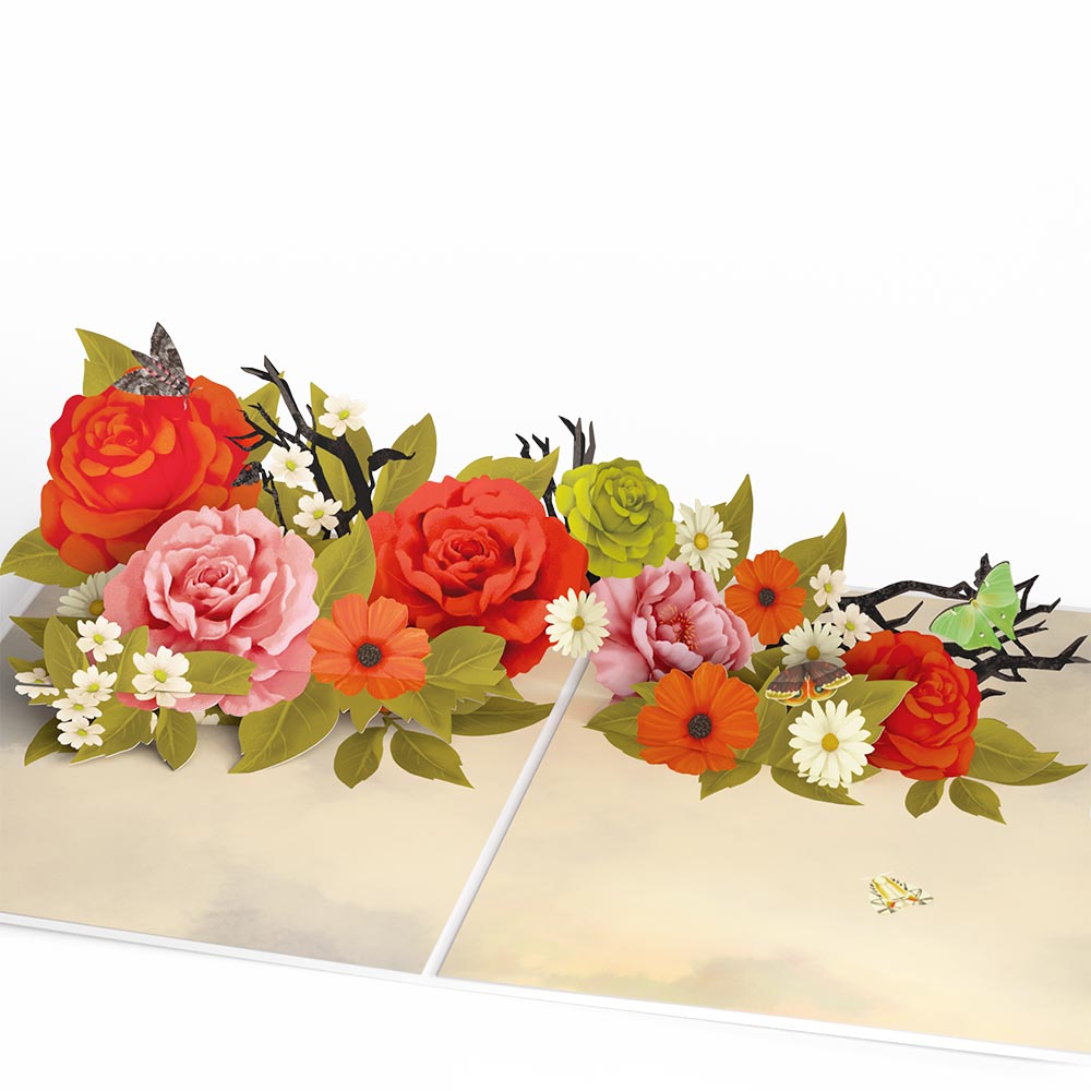 Midnight Florals Pop-Up Card & Bouquet Bundle、mySite、solidvoid