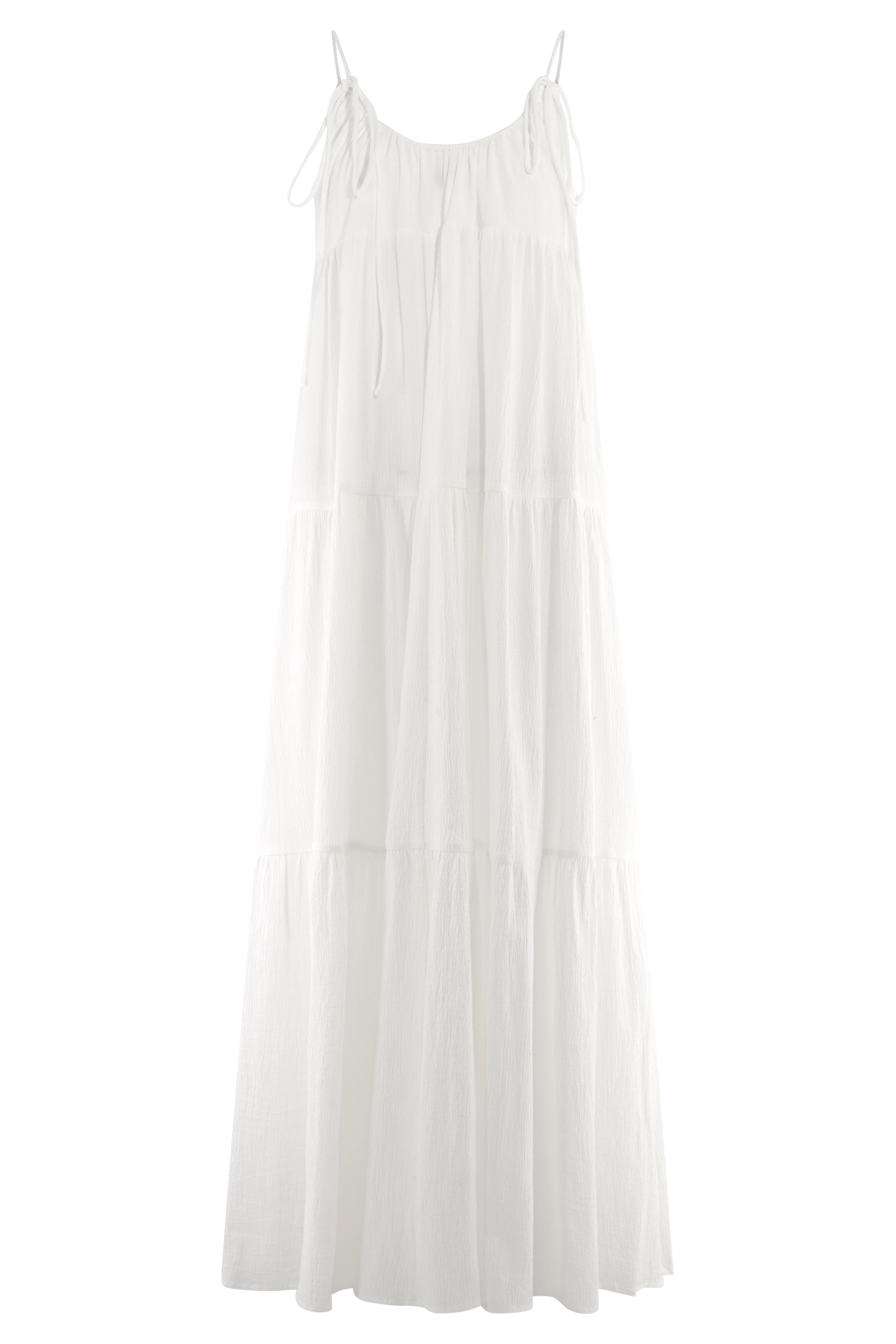 Lenny Front Tie Top - White、mySite、solidvoid