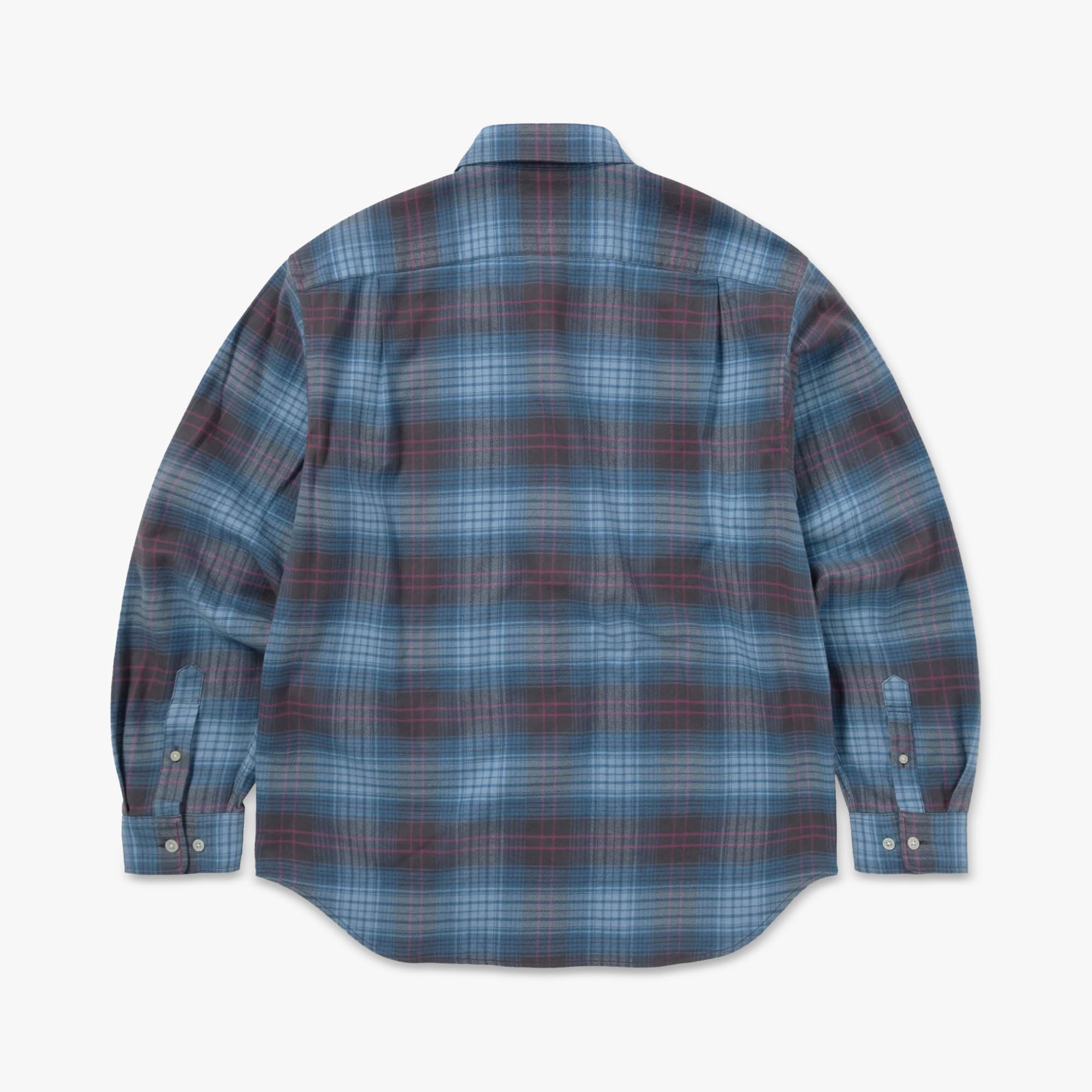  thisisneverthat Flannel Check Shirt Blue、mySite、merchandisen