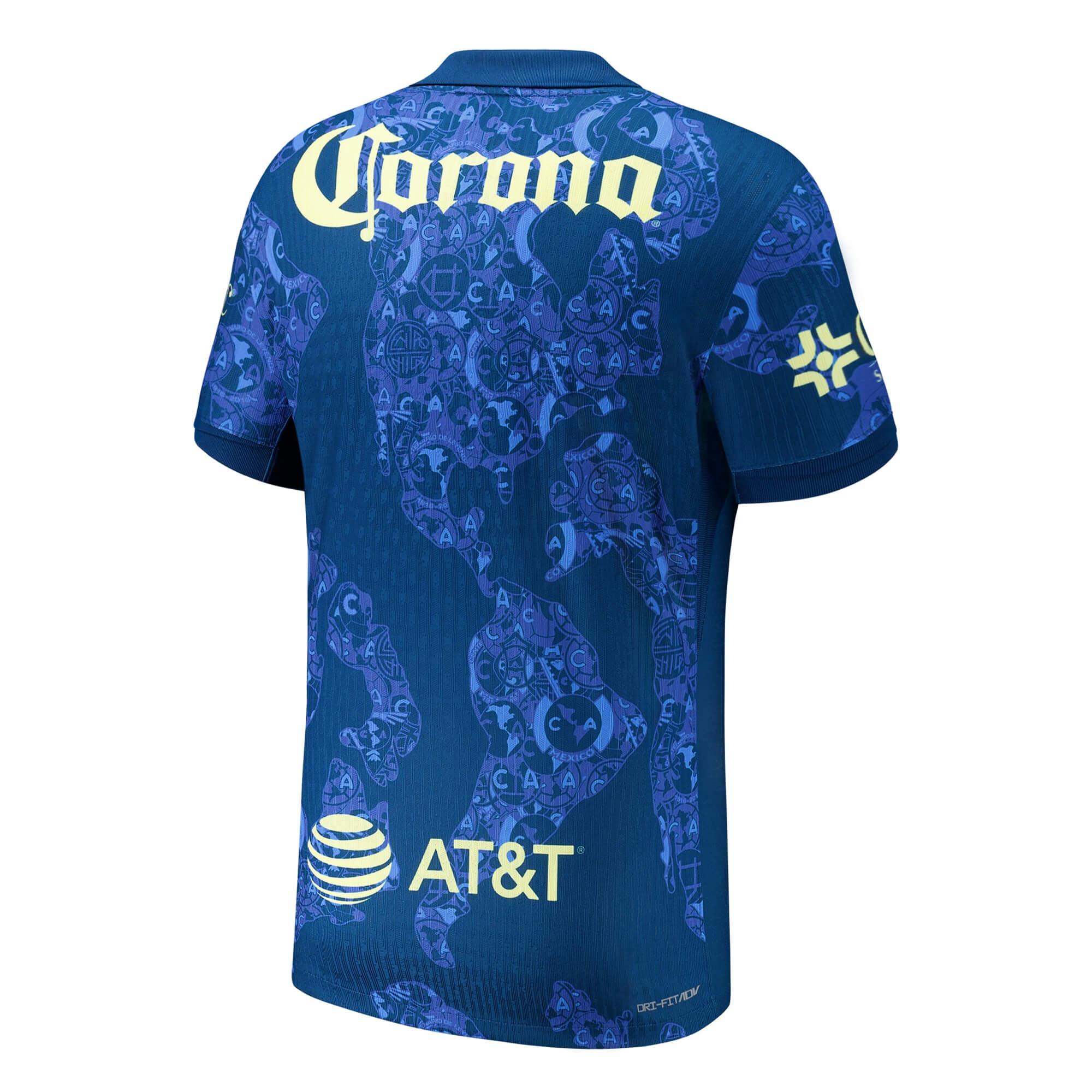 Nike Men's Club America 2024/25 Dri-FIT ADV Away Jersey Blue/Lemon Chiffon、mySite、noshort
