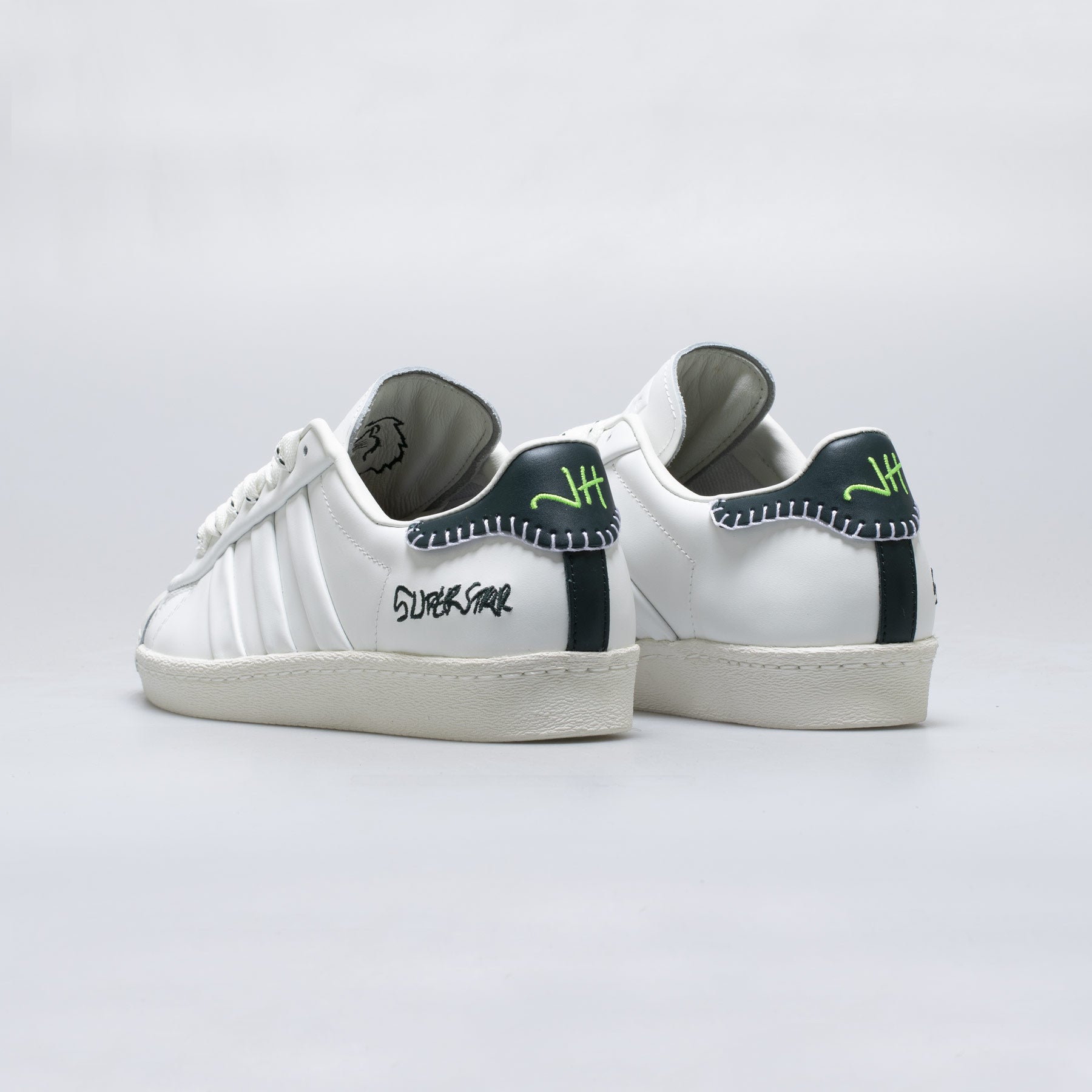 Superstar X Jonah Hill Mens Lifestyle Shoe - White/Grey/Green、mySite、dreamappss