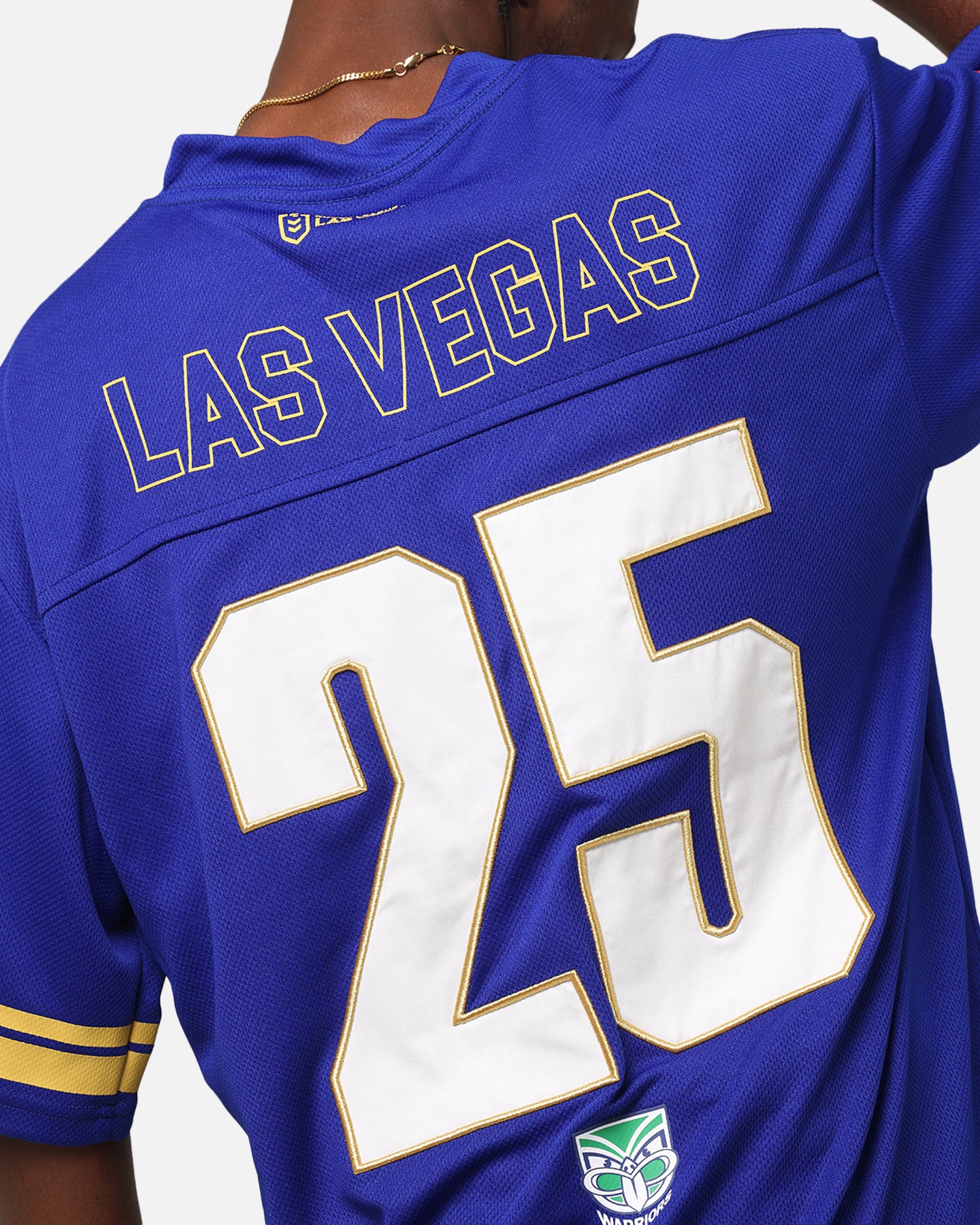 Bleacher Athletic New Zealand Warriors NRL 2025 Las Vegas Round Grid Iron T-Shirt Official Team Colour、mySite、zt4zffjzw