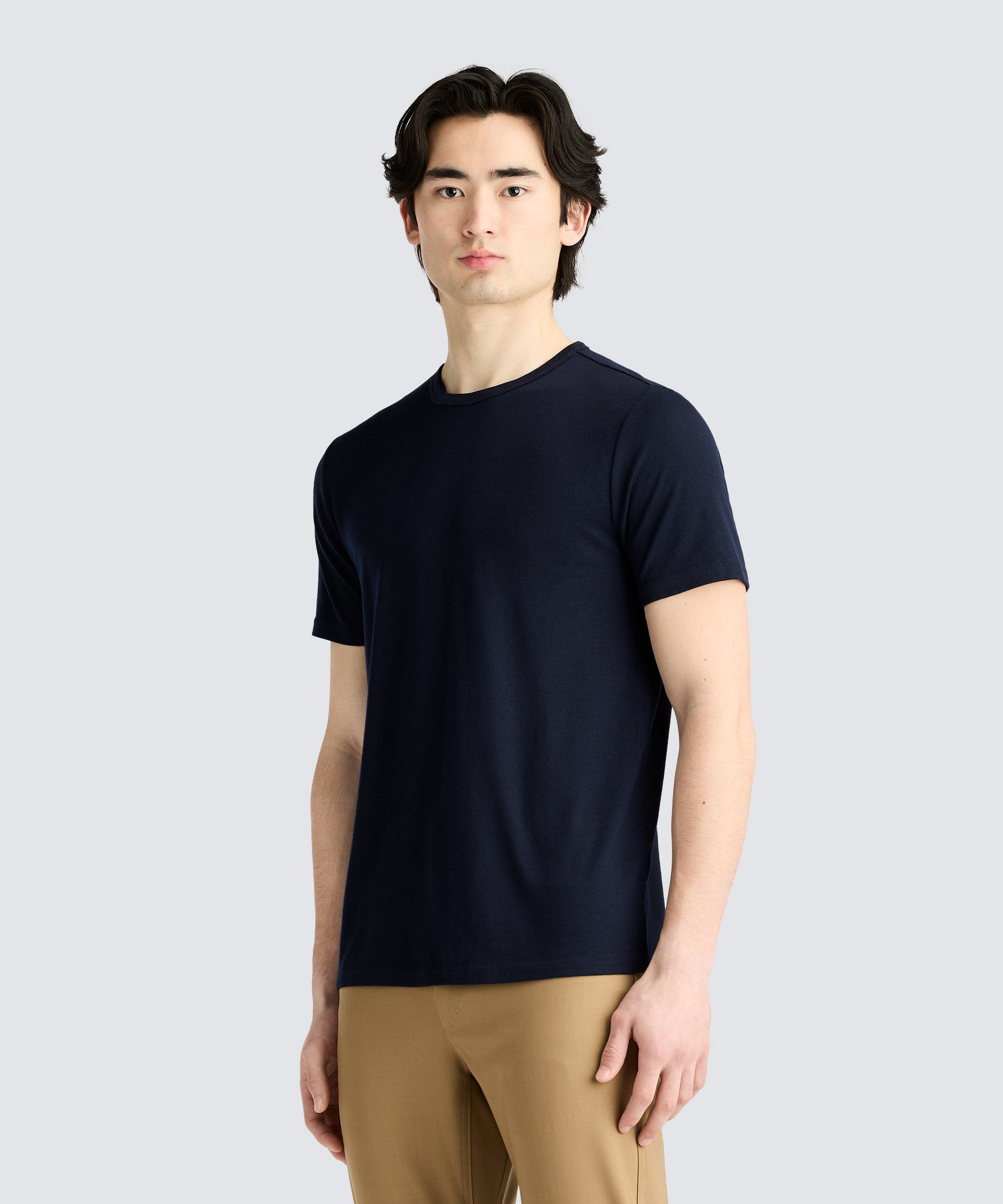 Men's Merino Crew Neck T-Shirt、mySite、noshort
