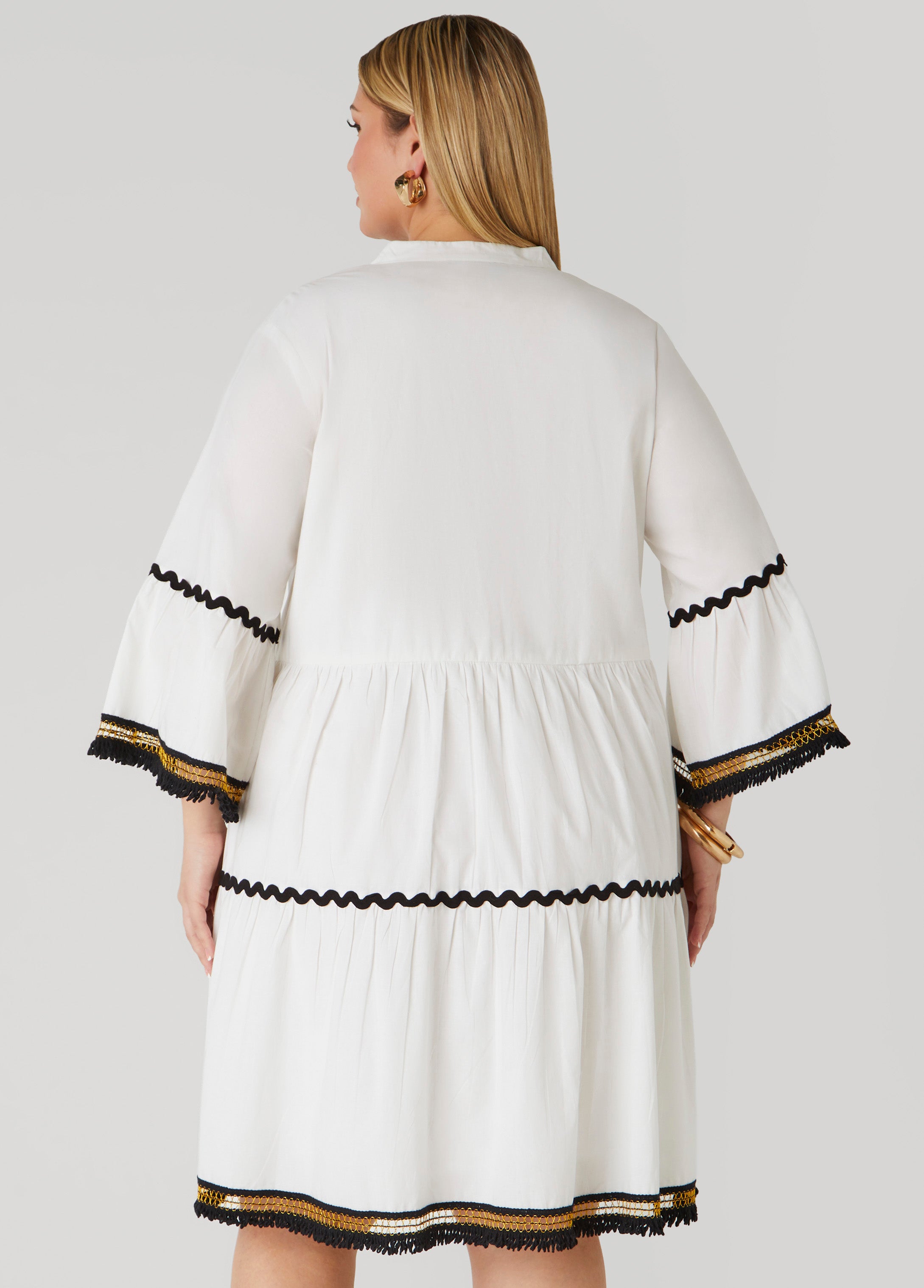 Tasseled Cotton Swing Dress、mySite、bengalsvssteelers