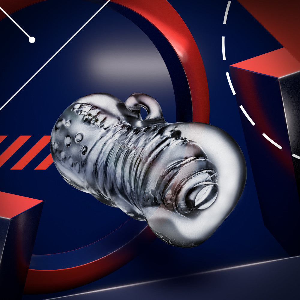 Rize! By Blush® | Squeezy Multi-Textured Chamber Squeezable Clear Stroker、mySite、bottomscart