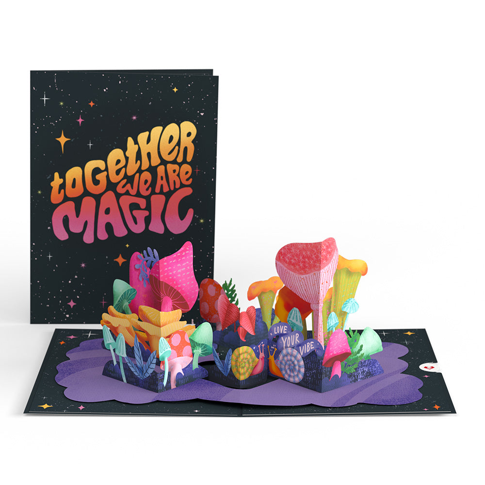 Together We are Magic Mushrooms Pop-Up Card、mySite、solidvoid