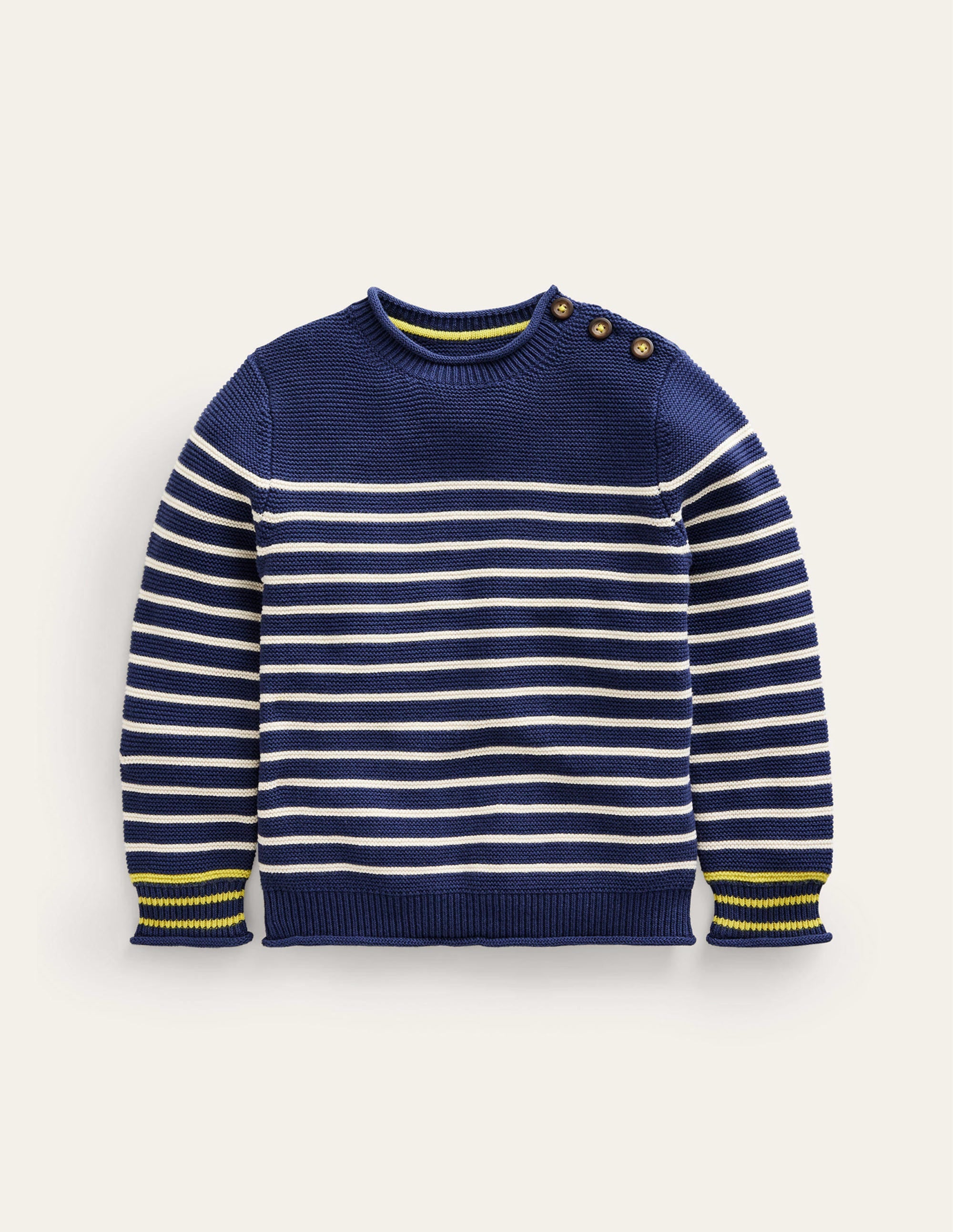  Nautical Stripe Jumper-Sapphire Blue and Ivory Stripe、mySite、ashleygrahame