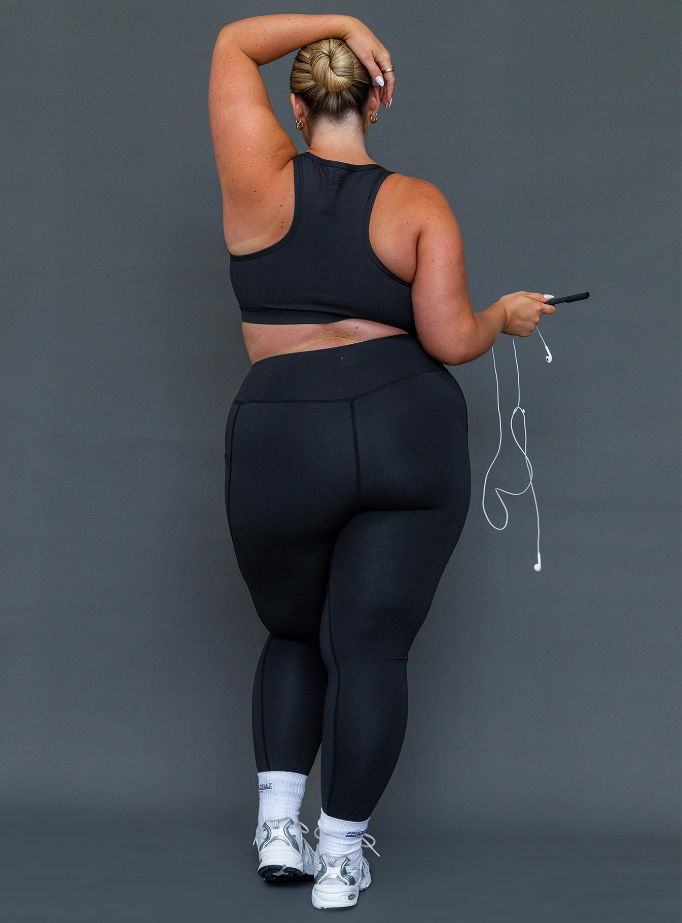 Unstoppable Activewear 7/8 Leggings Black Curve、mySite、solidvoid