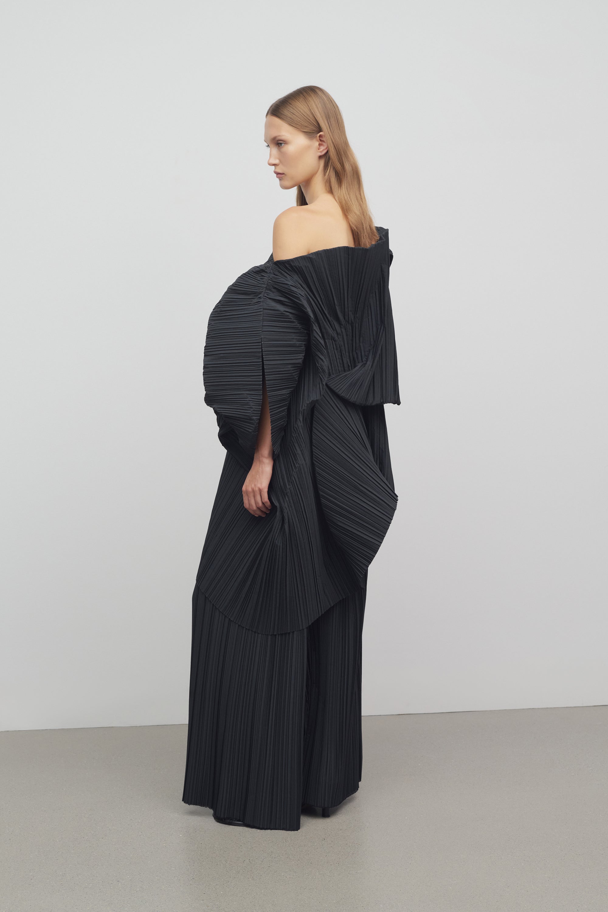 Gala Pant in Polyester and Wool、mySite、aoinhome