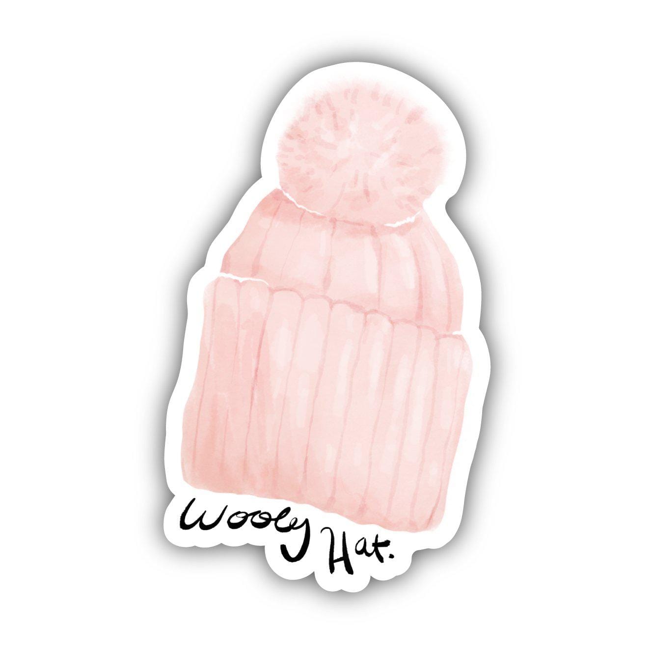  Wooly Hat Winter Watercolor Sticker、mySite、ghnorth