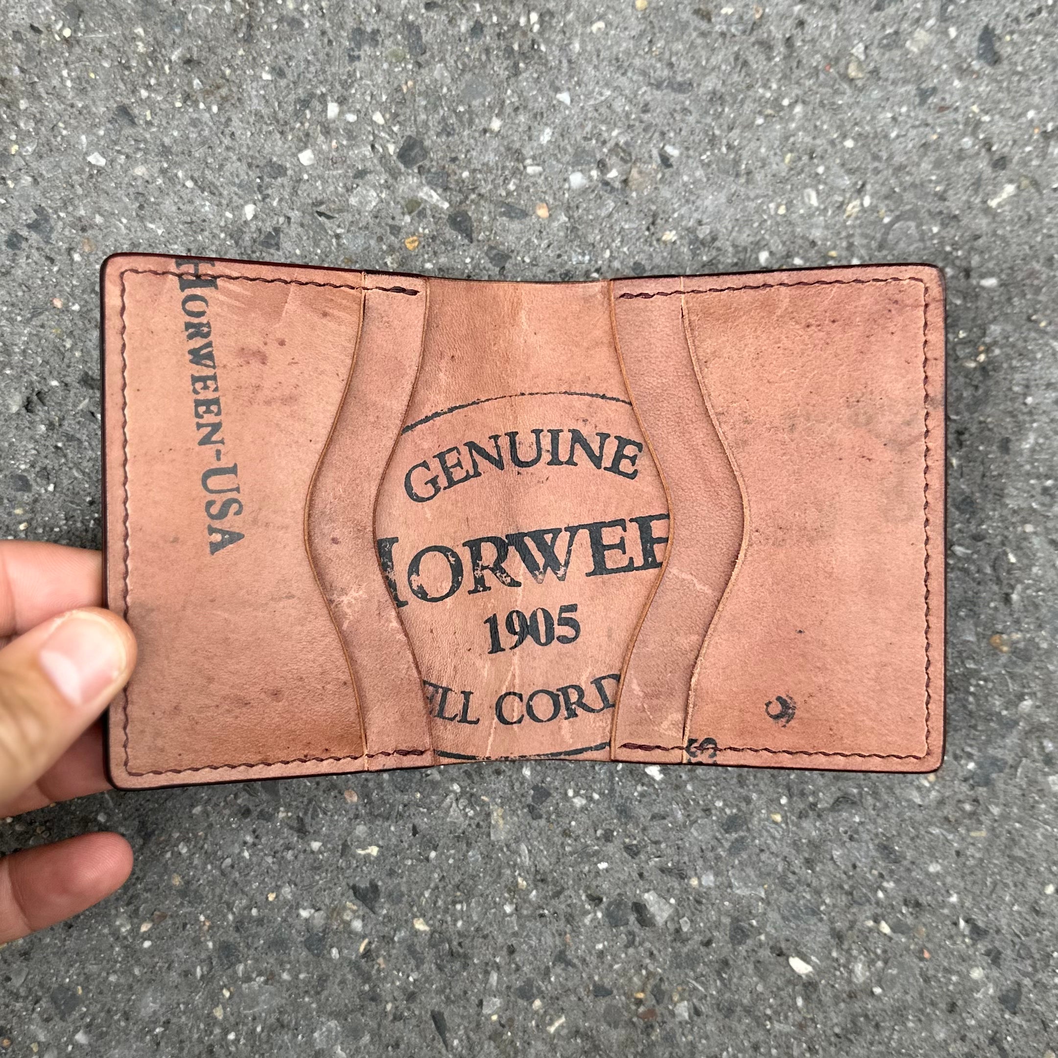  Herb Bi-Fold Wallet in Shell Cordovan、mySite、preschool7hills