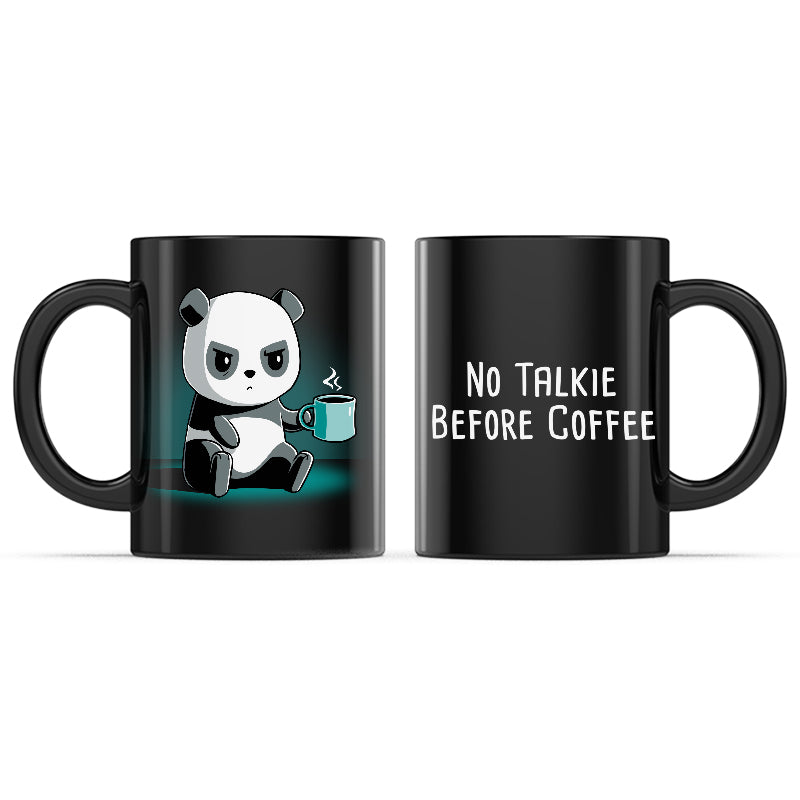 No Talkie Before Coffee Mug、mySite、lovesweatpilates