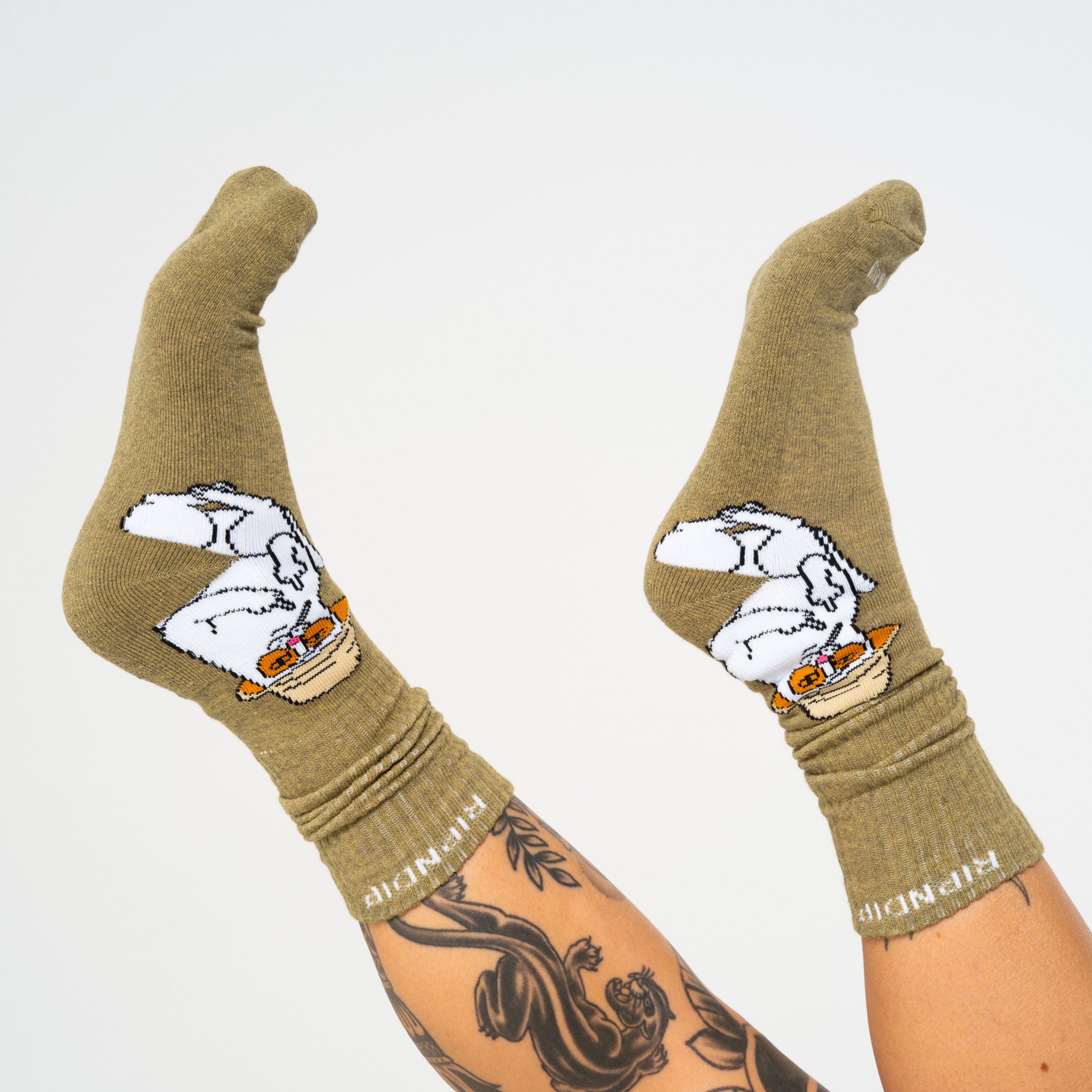  Nermal S Thompson Socks (Heather Olive)、mySite、merchandisen