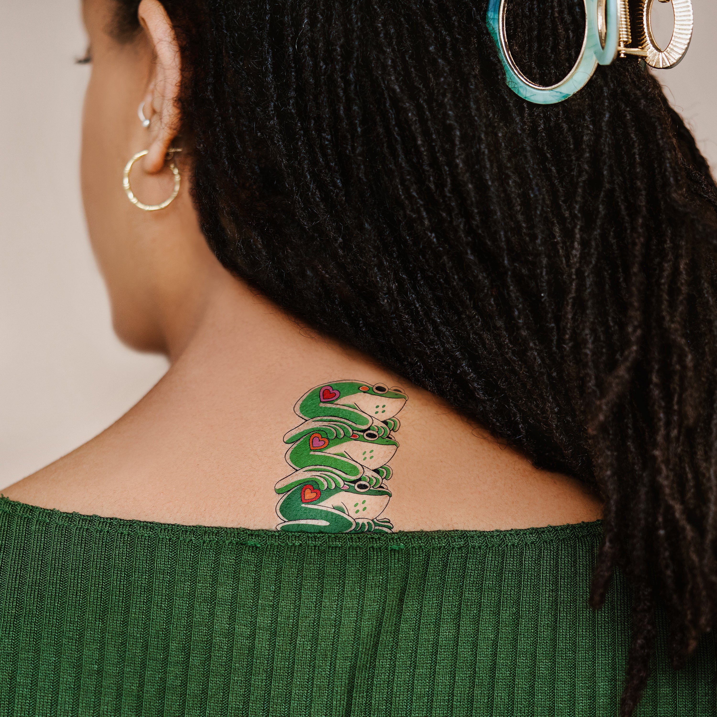  Frog Stack Tattly Temporary Tattoos、mySite、ghnorth