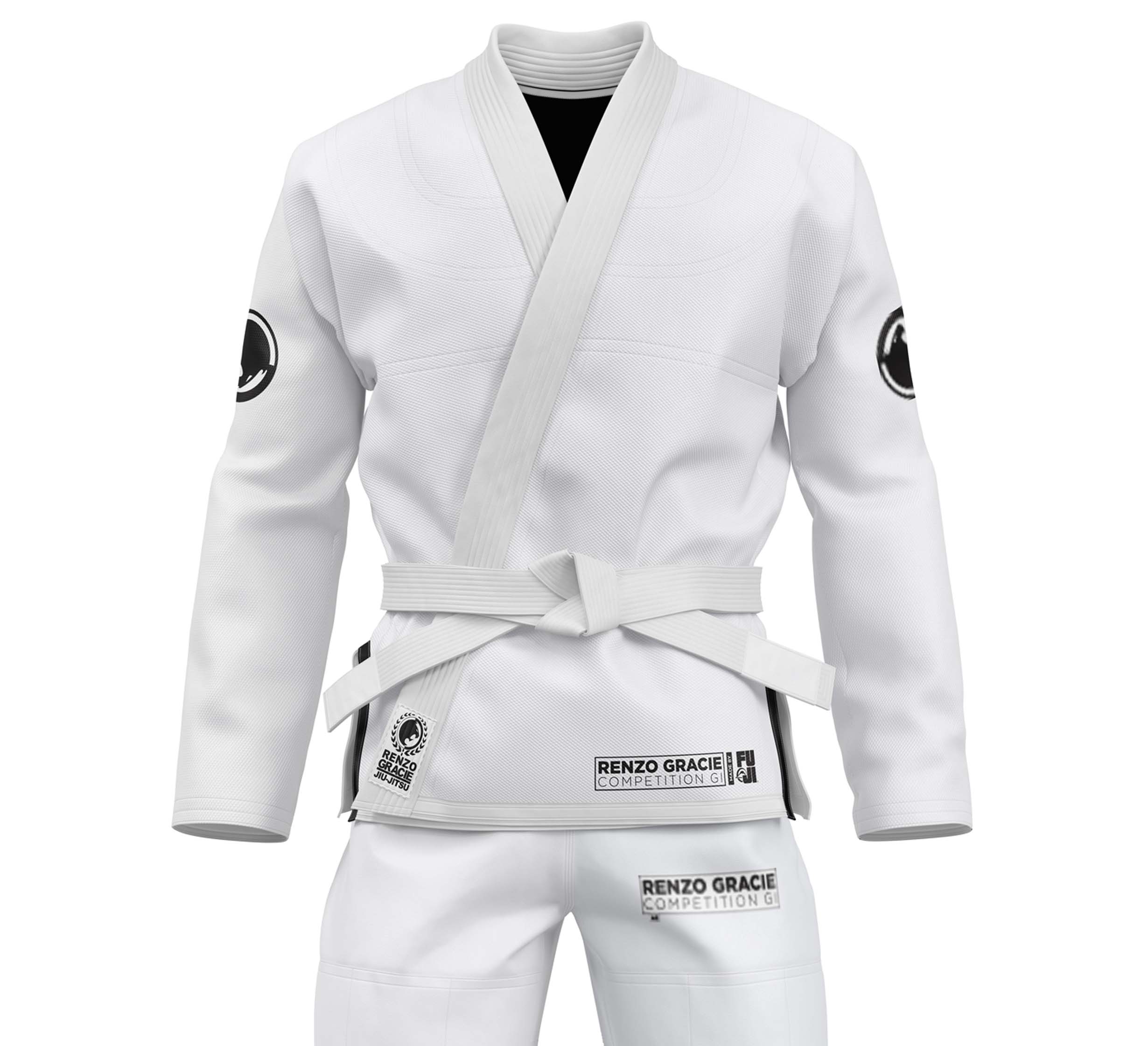 Renzo Gracie V3 Superlite Gi White、mySite、gigharbornorthrealestate